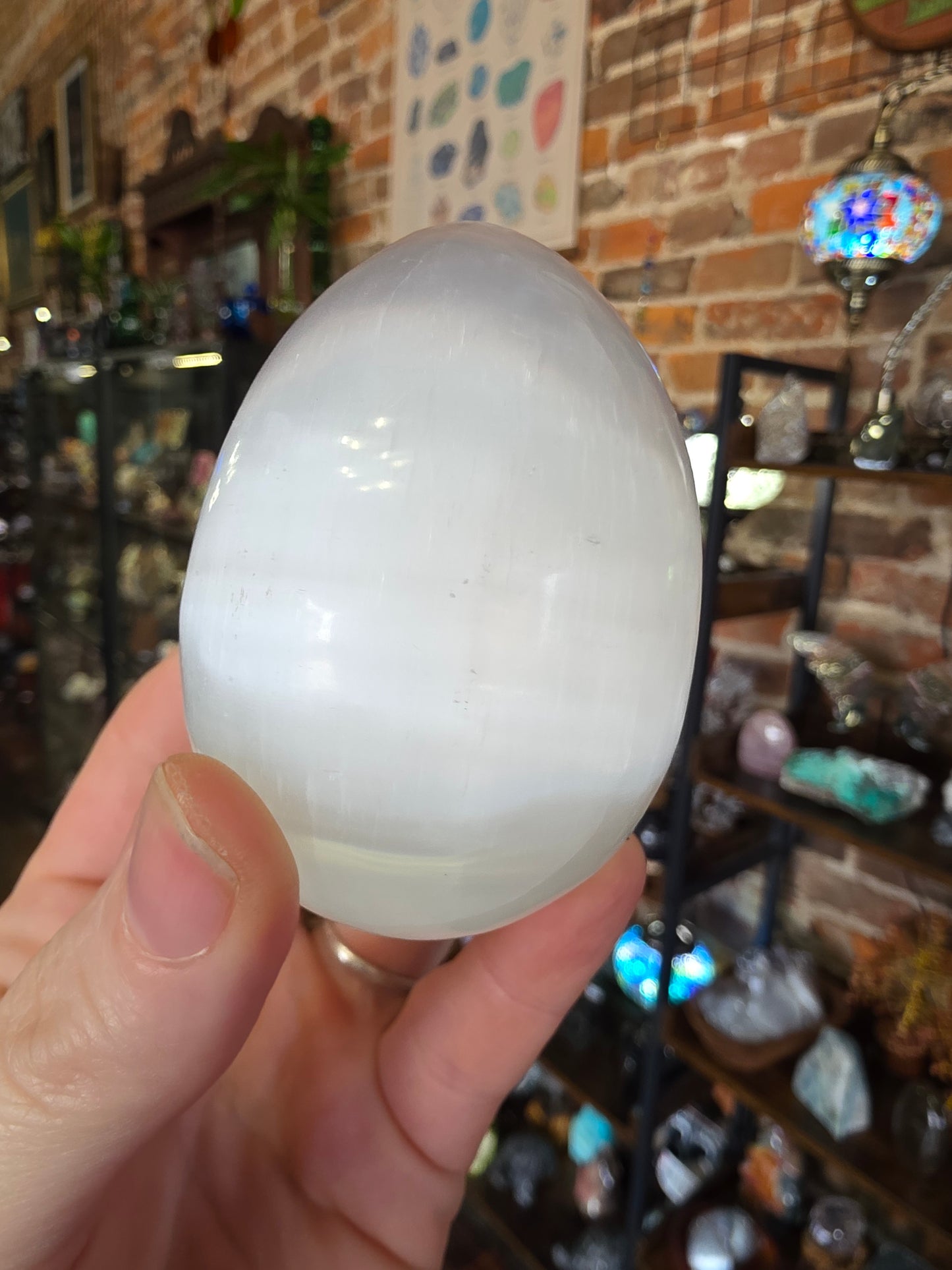 Satin Spar Egg
