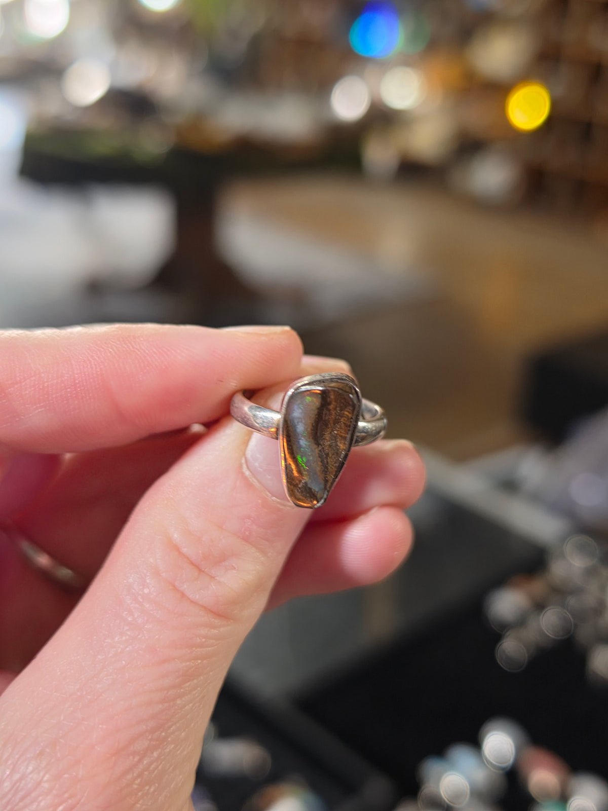 Boulder Opal Ring Size 7