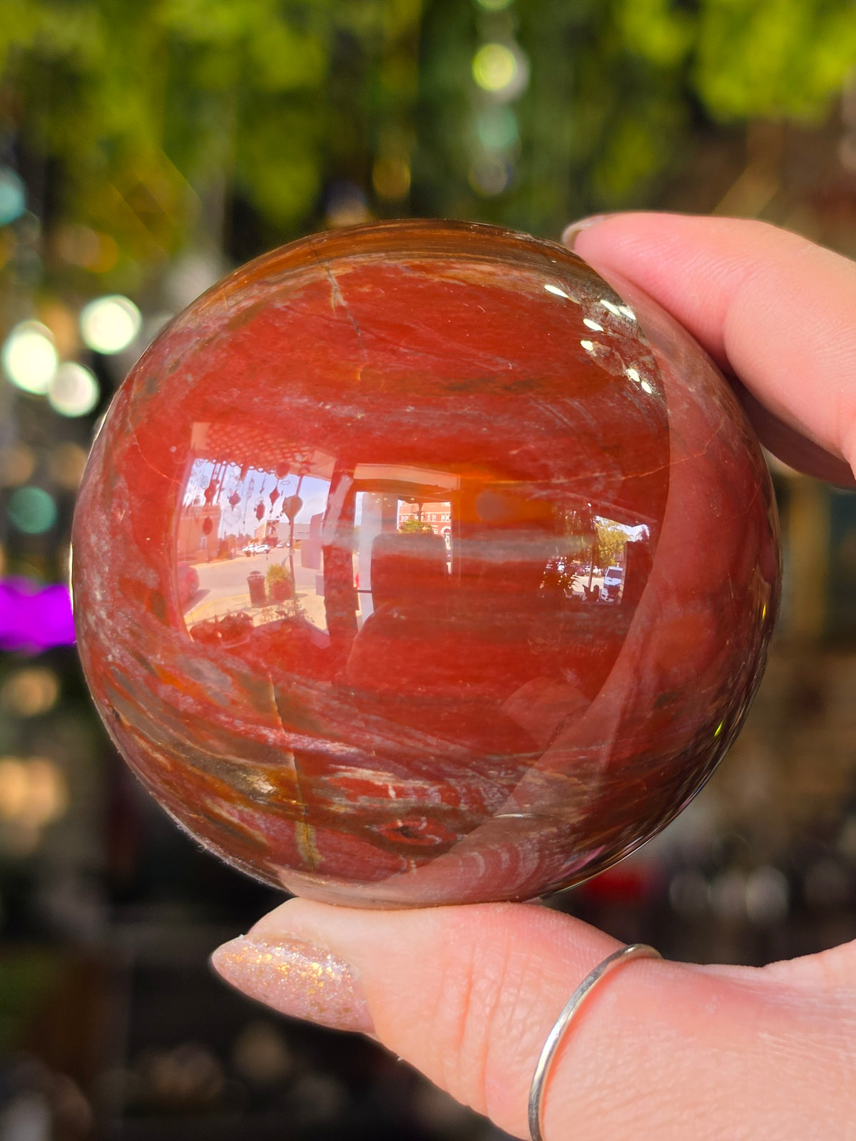 Petrified Wood Sphere