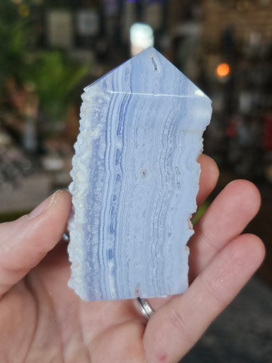 Blue Lace Agate Point