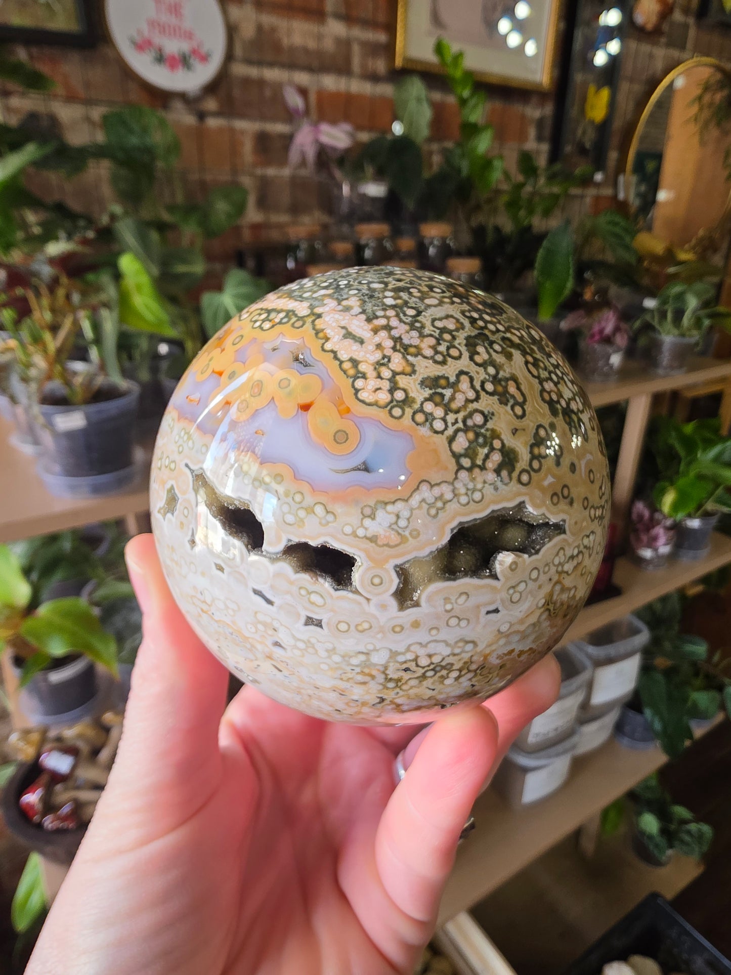 Ocean Jasper Sphere