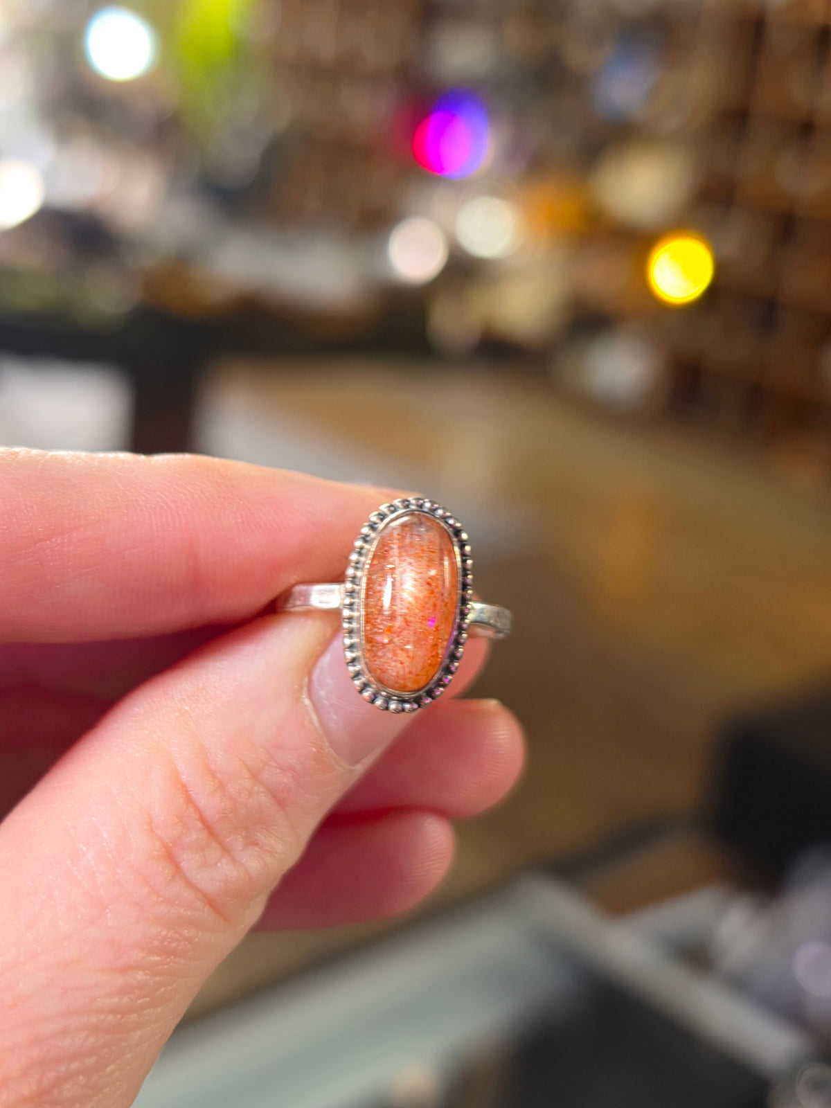 Sunstone Ring Size 7