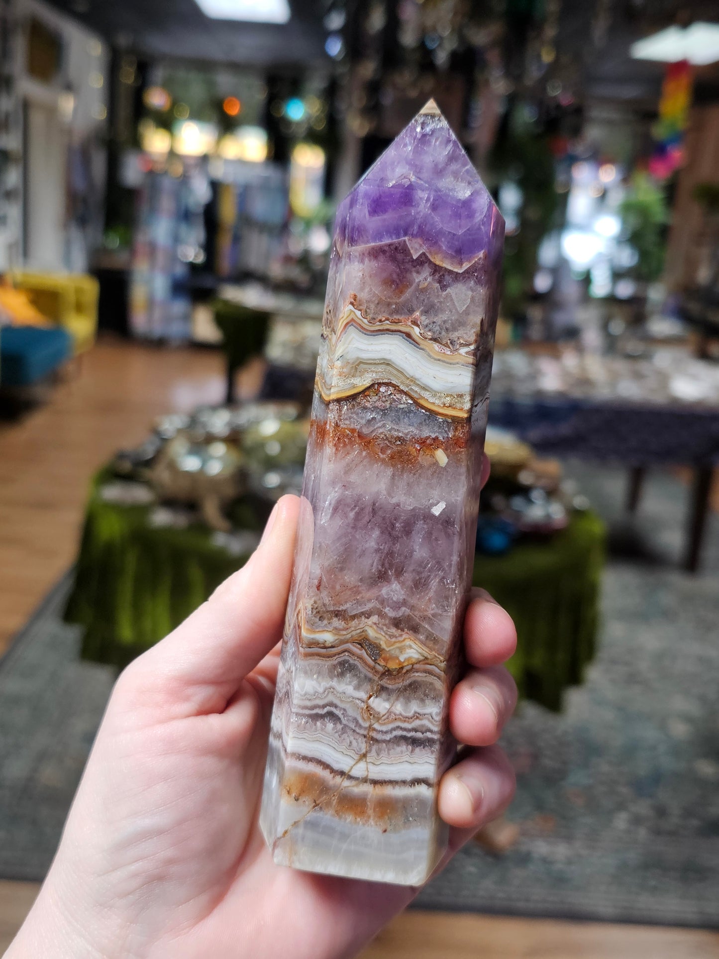 Amethyst Agate tower