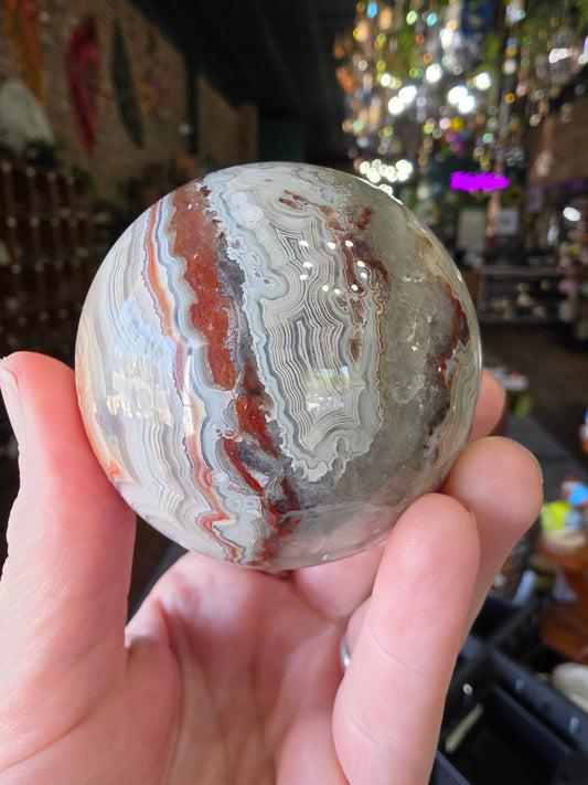 Laguna Lace Agate Sphere