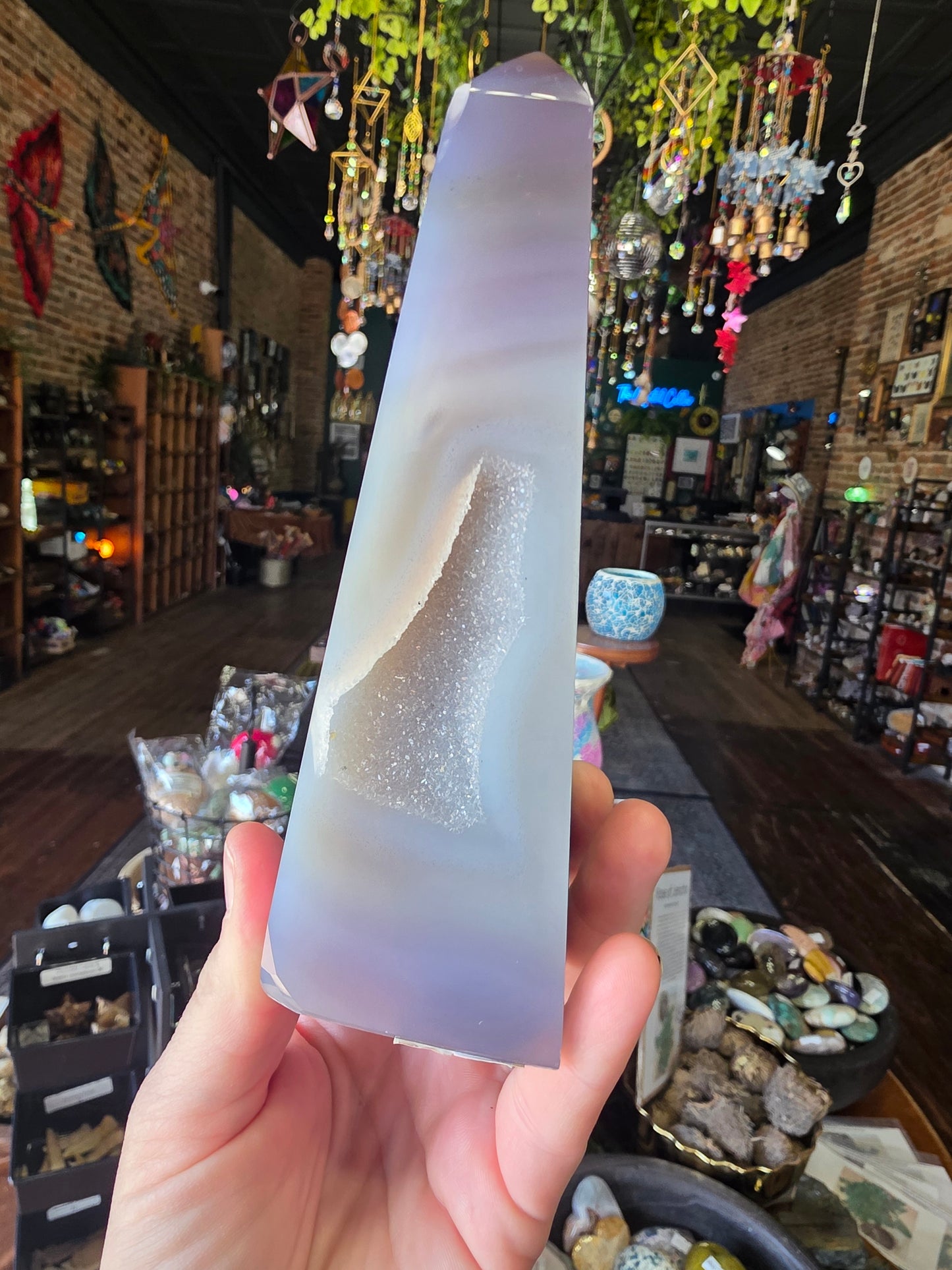Brazillian Agate Tower