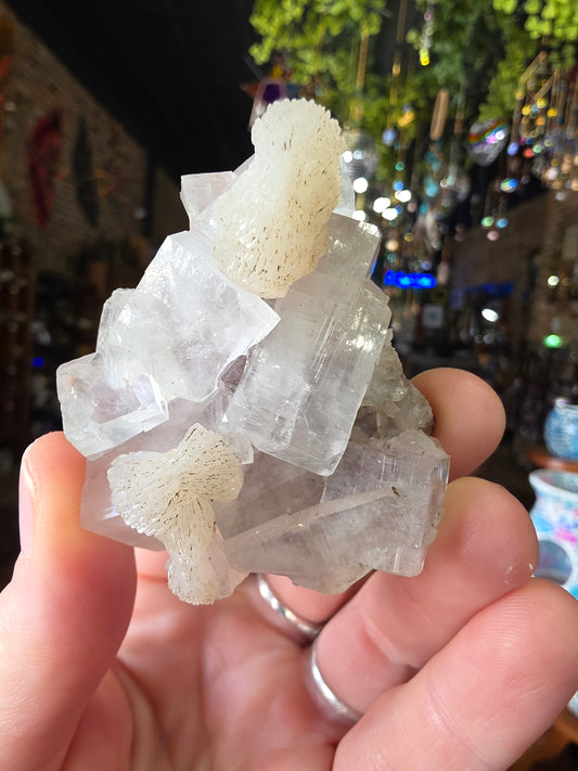 Stilbite on Apophyllite