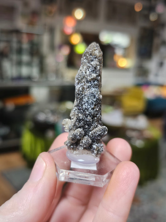 Specularite On Quartz