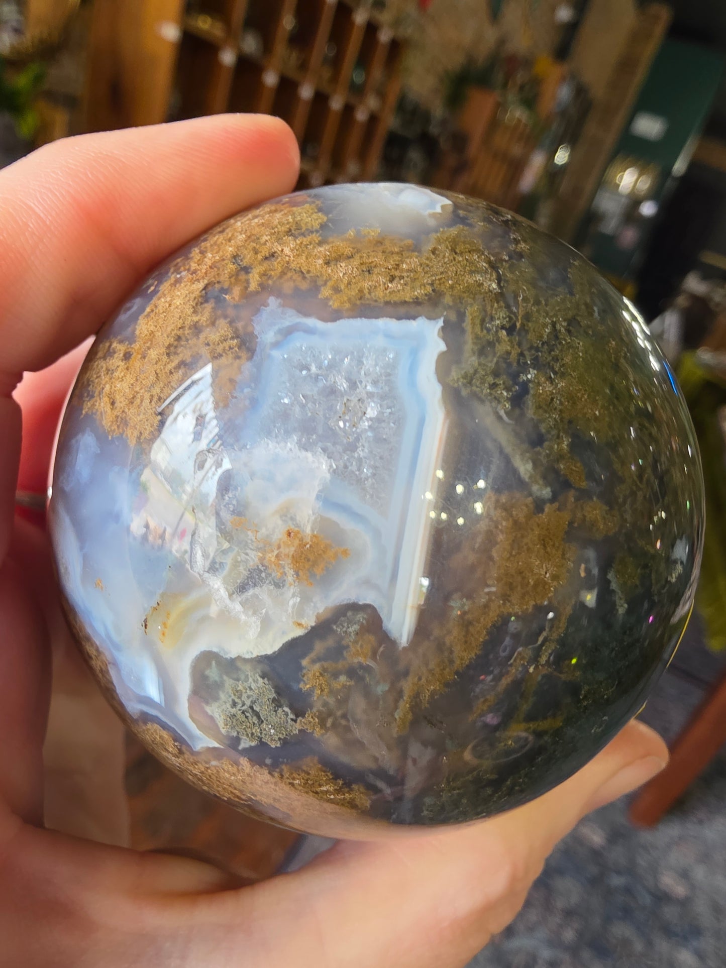Moss Agate Sphere