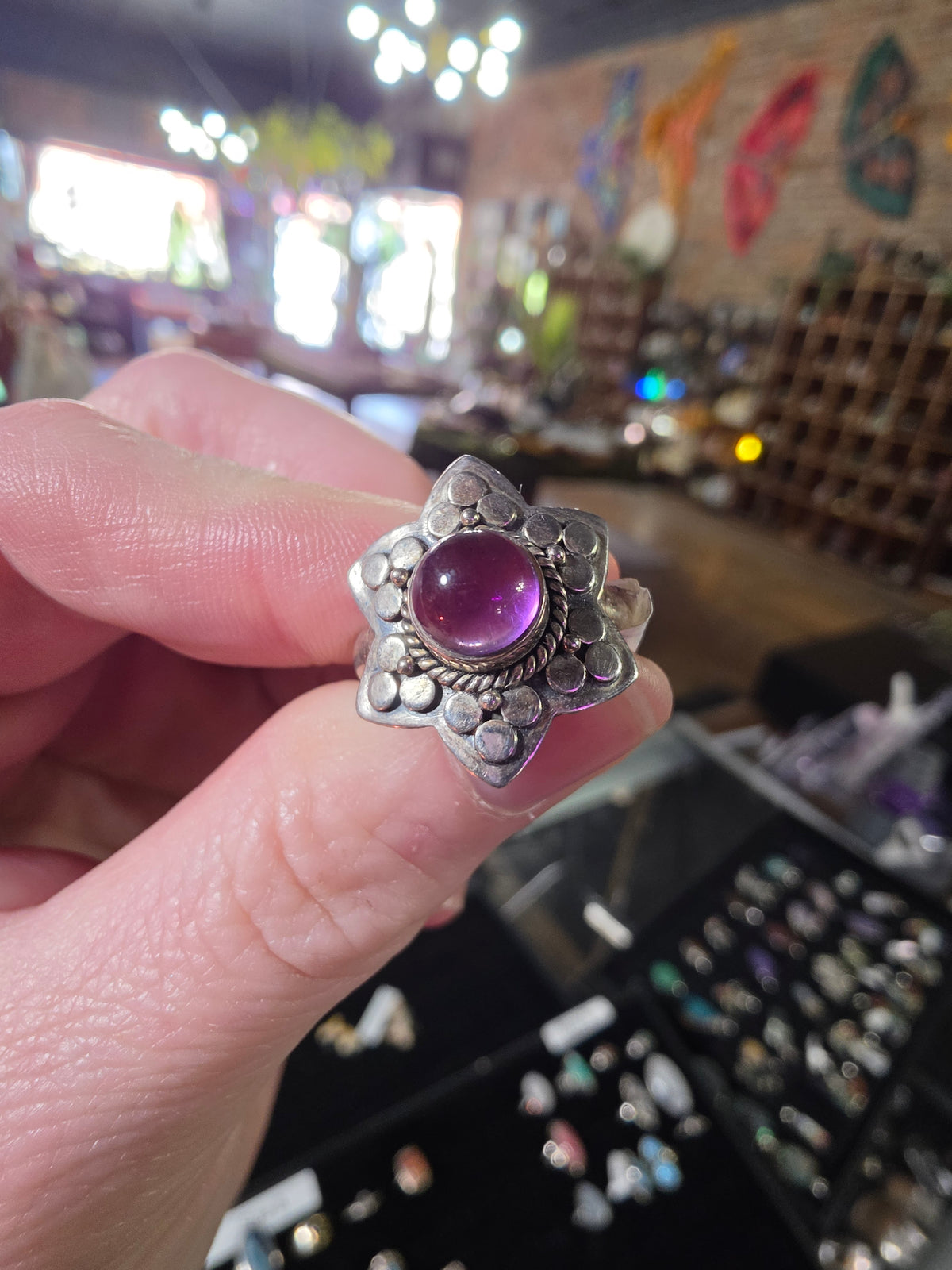 Amethyst Ring Size 8