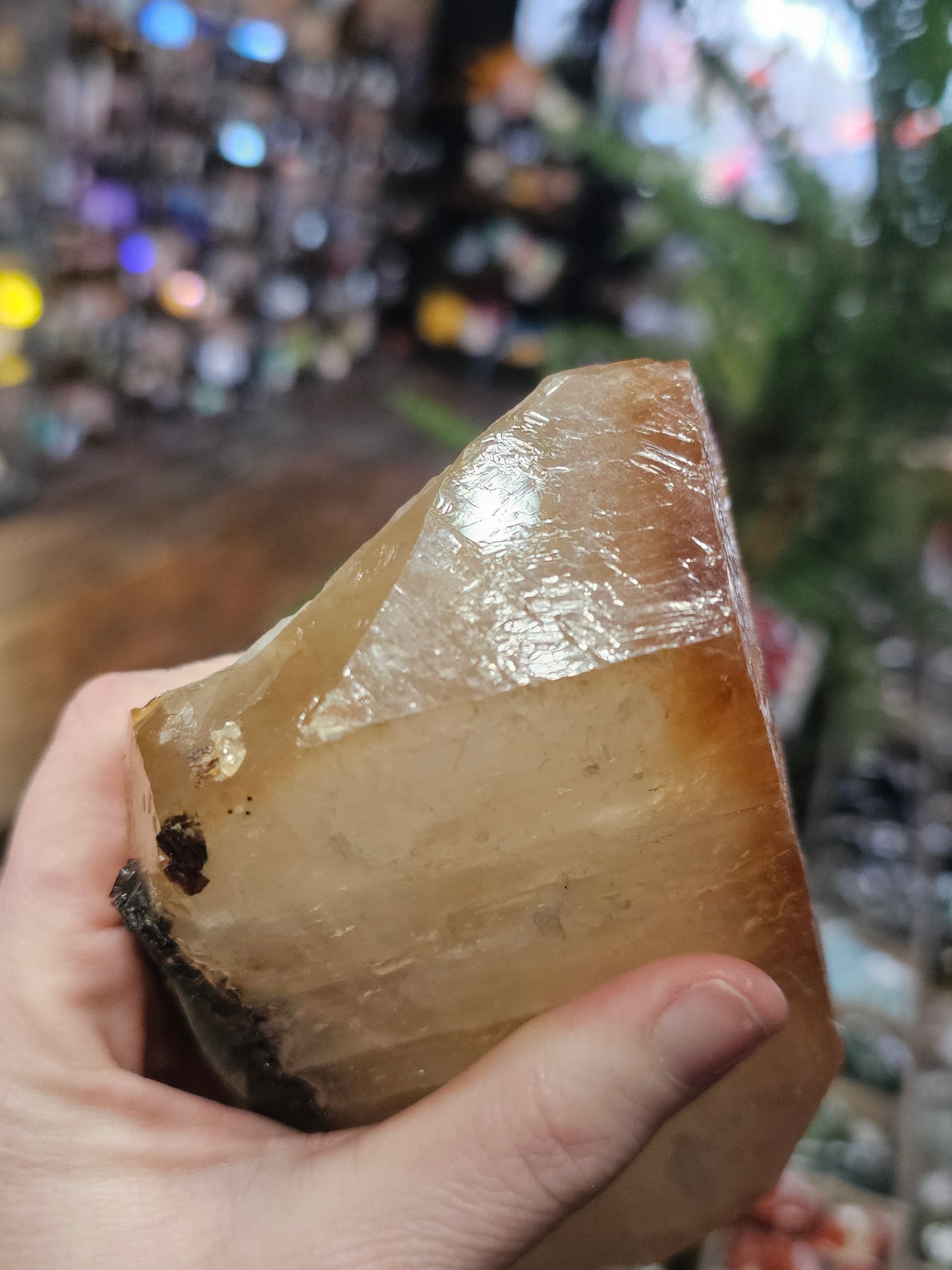 Sphalerite on Calcite