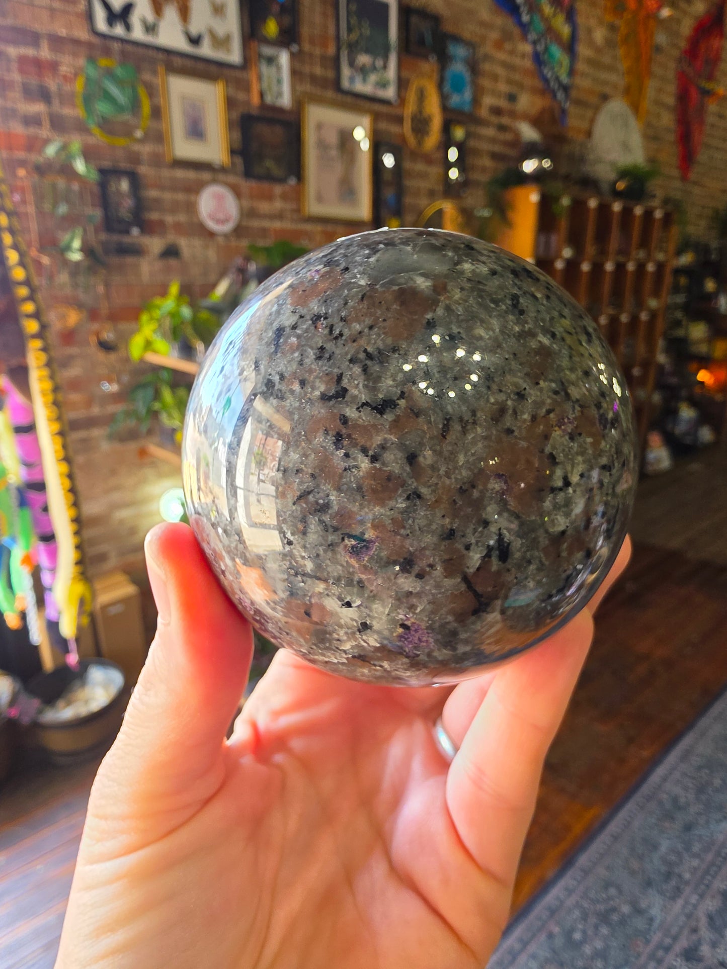Fluorecent Sodalite Sphere