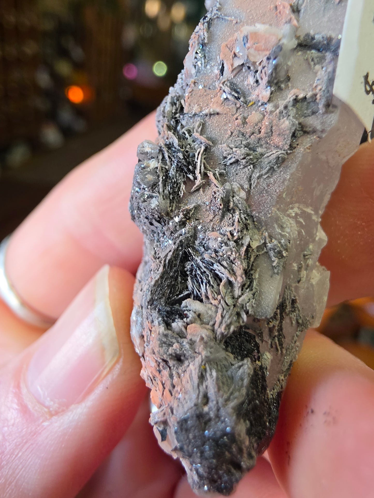 Specular Hematite on Quartz