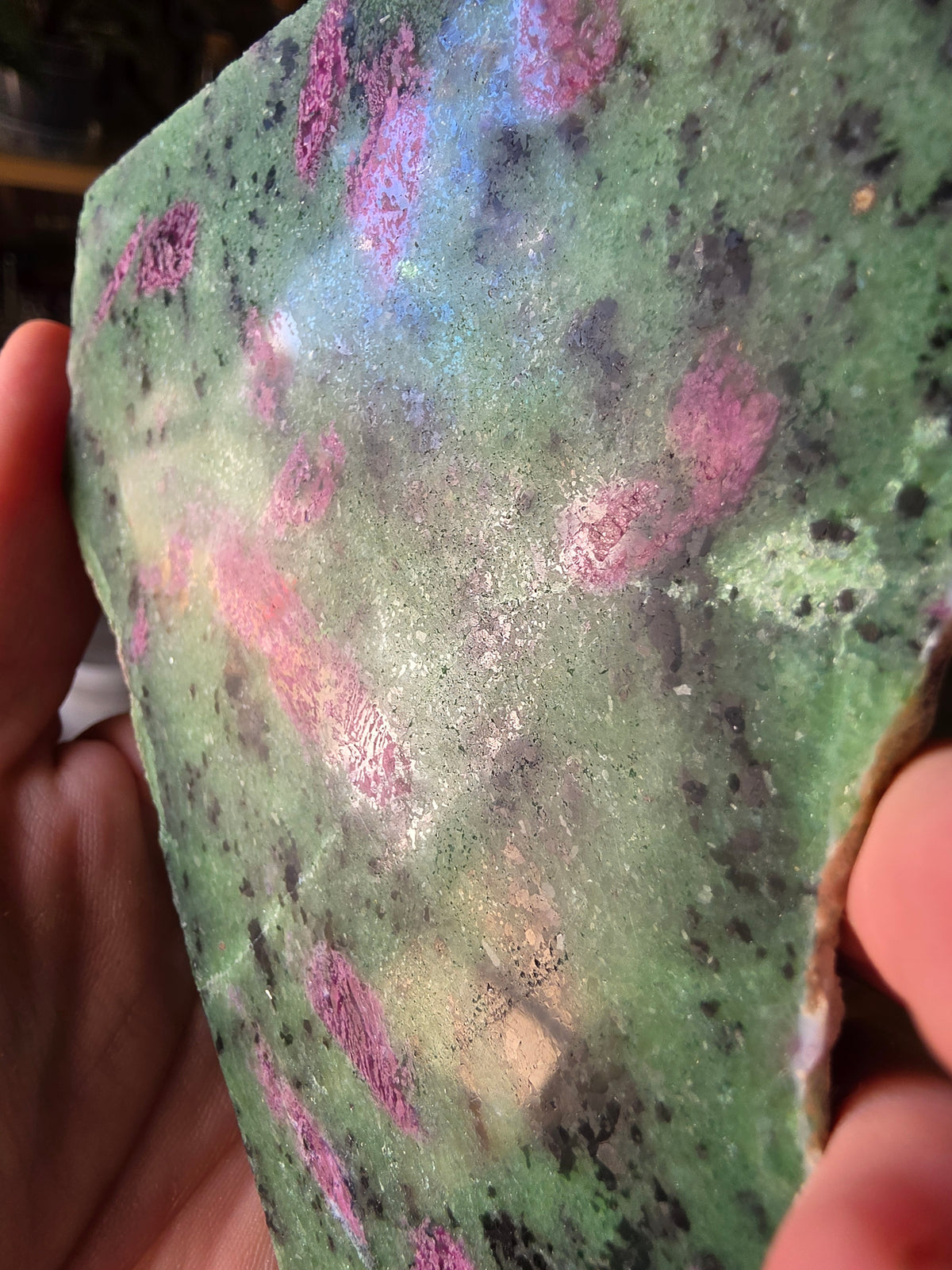 Ruby in Zoisite Slab