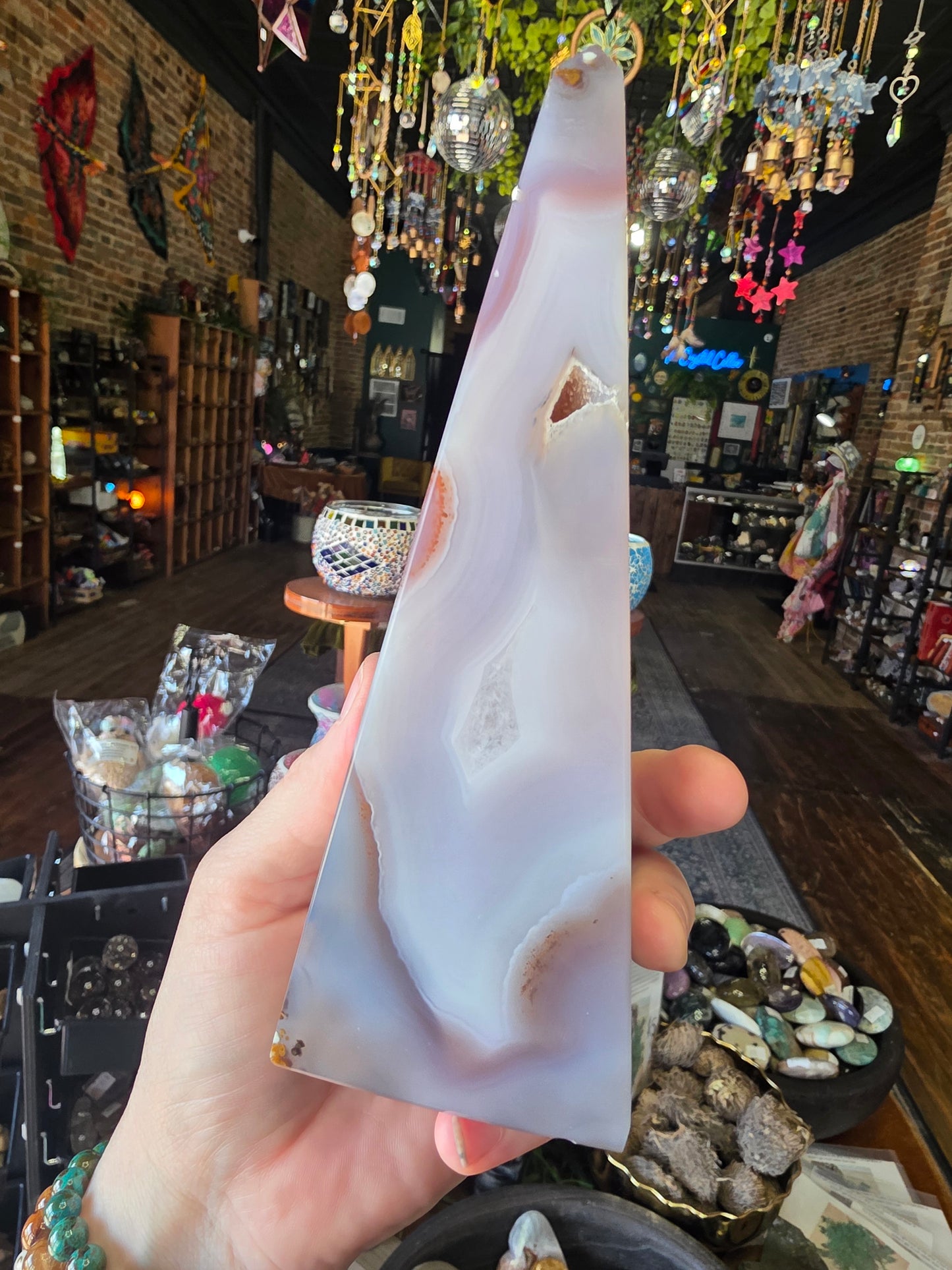 Brazilian Agate Tower