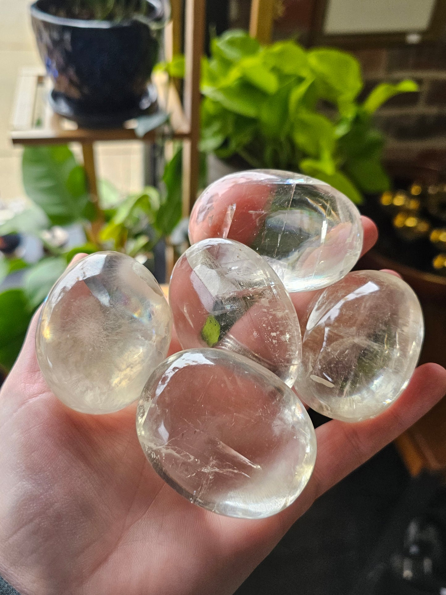 Medium to Large Optical Calcite palmstones