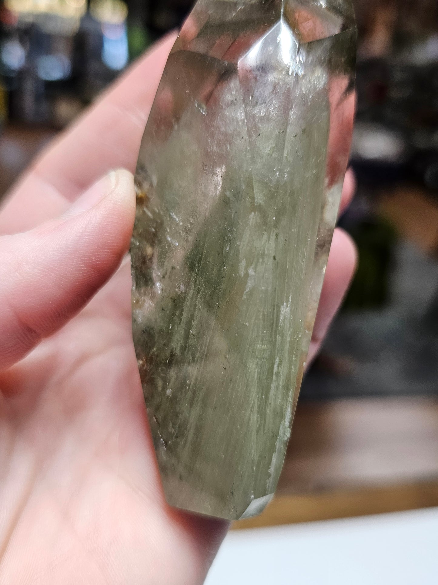 Chlorite Included Garden Quartz