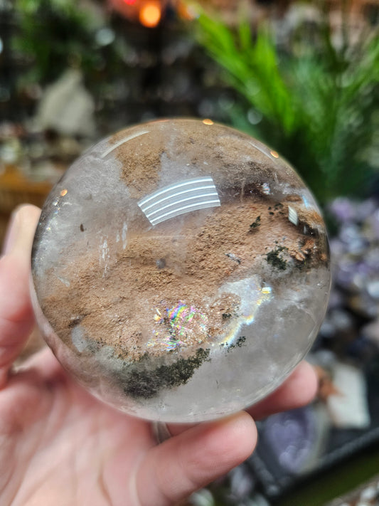 * Raffle Item* Garden Quartz Sphere