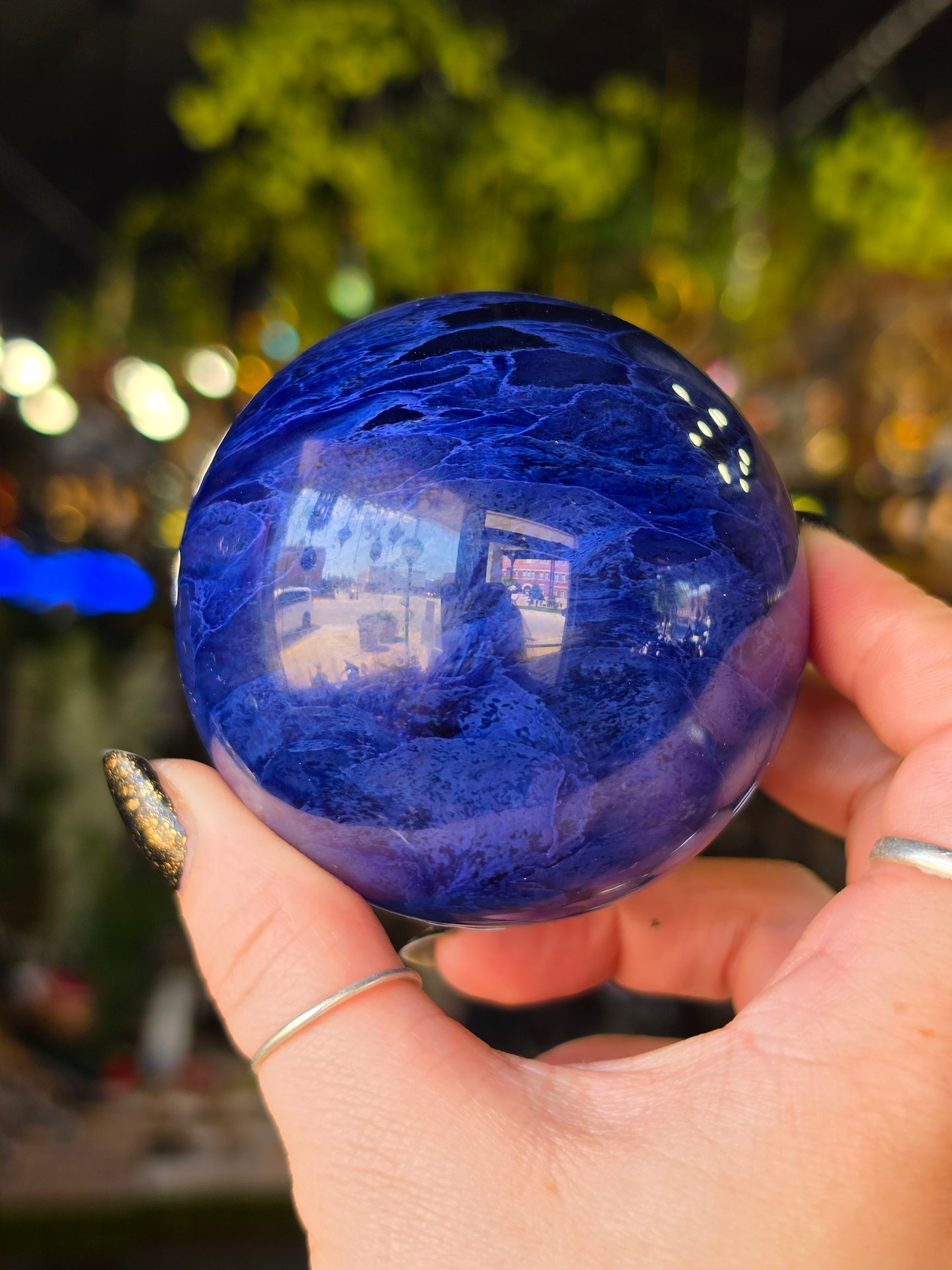 Glass Blue sphere