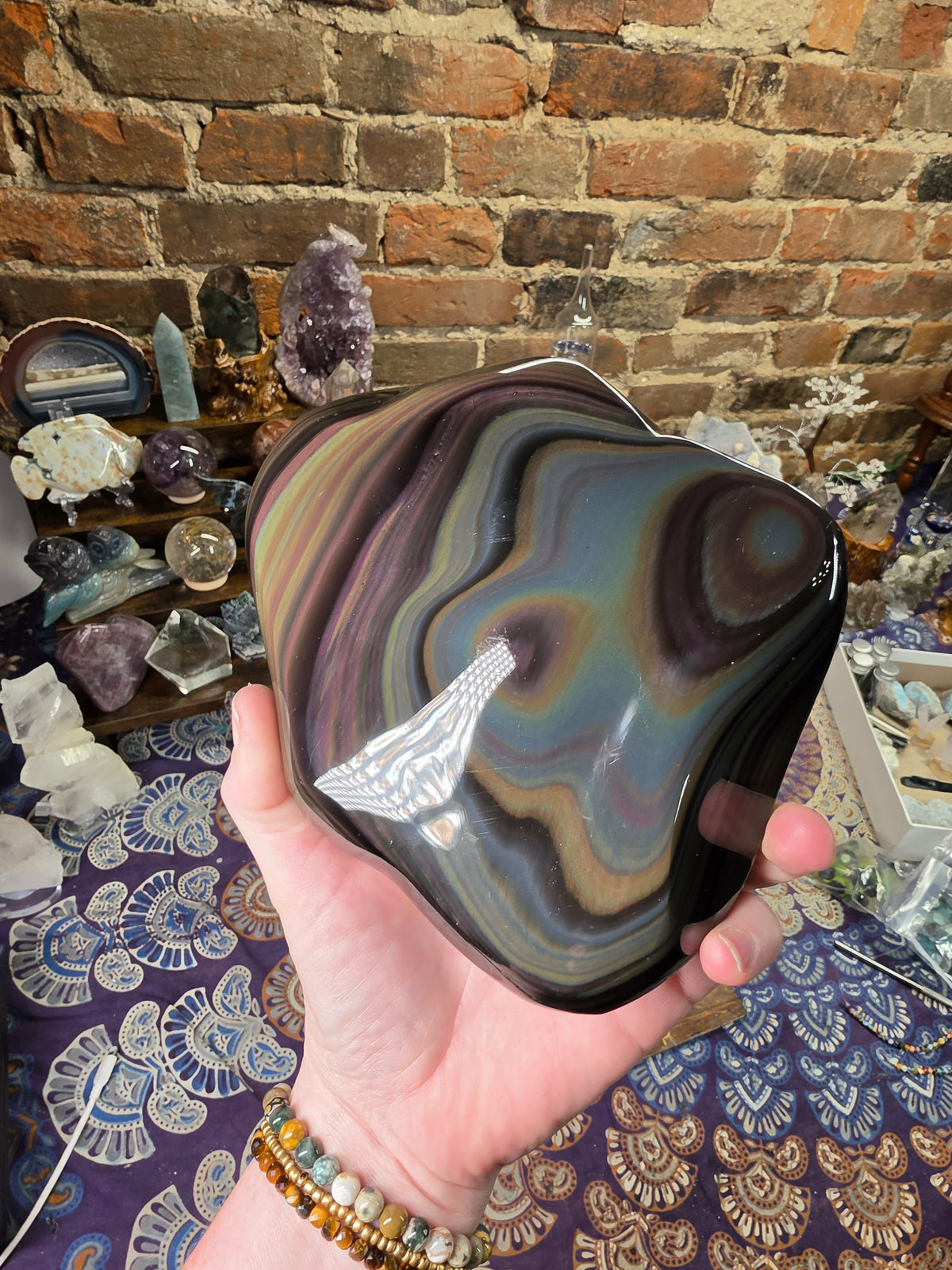 Rainbow Obsidian Freeform