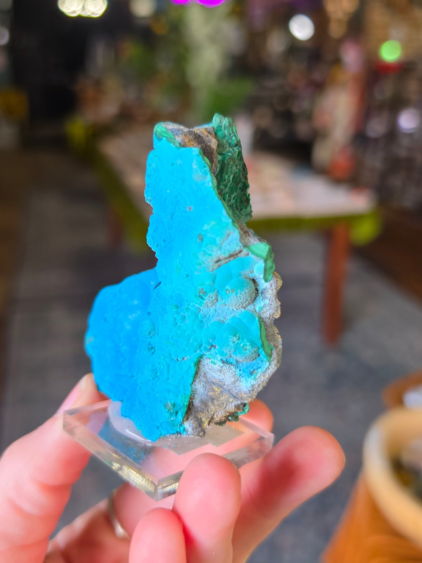 Chrysocolla and Malachite
