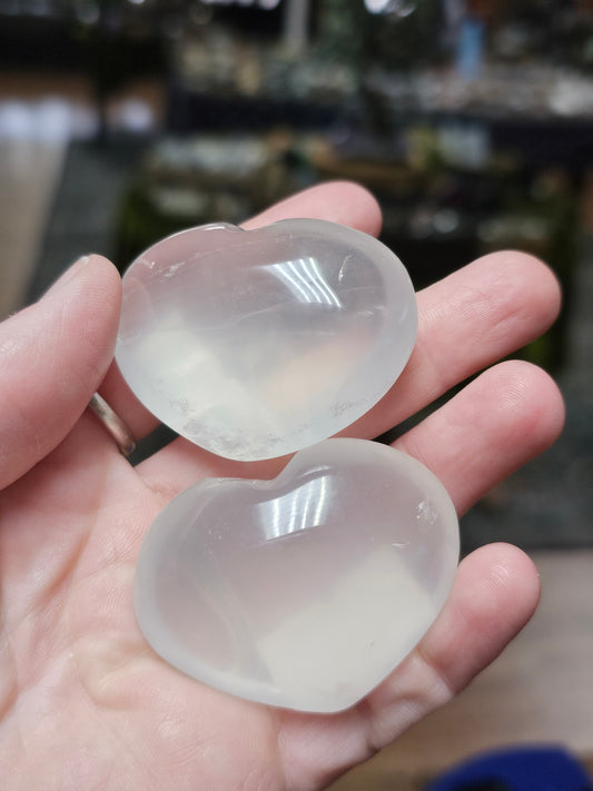 Girasol Quartz Hearts