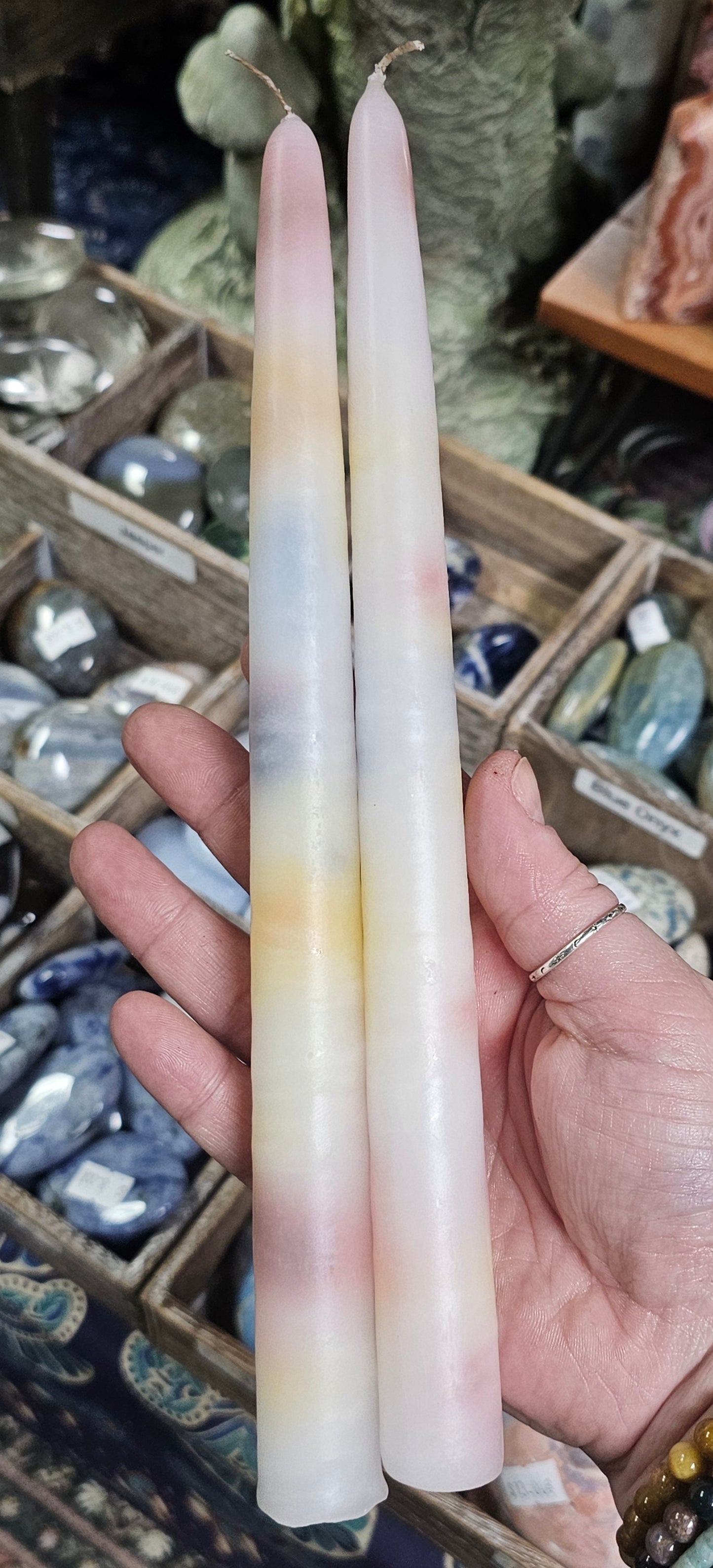 Multi Colour Drip Candles