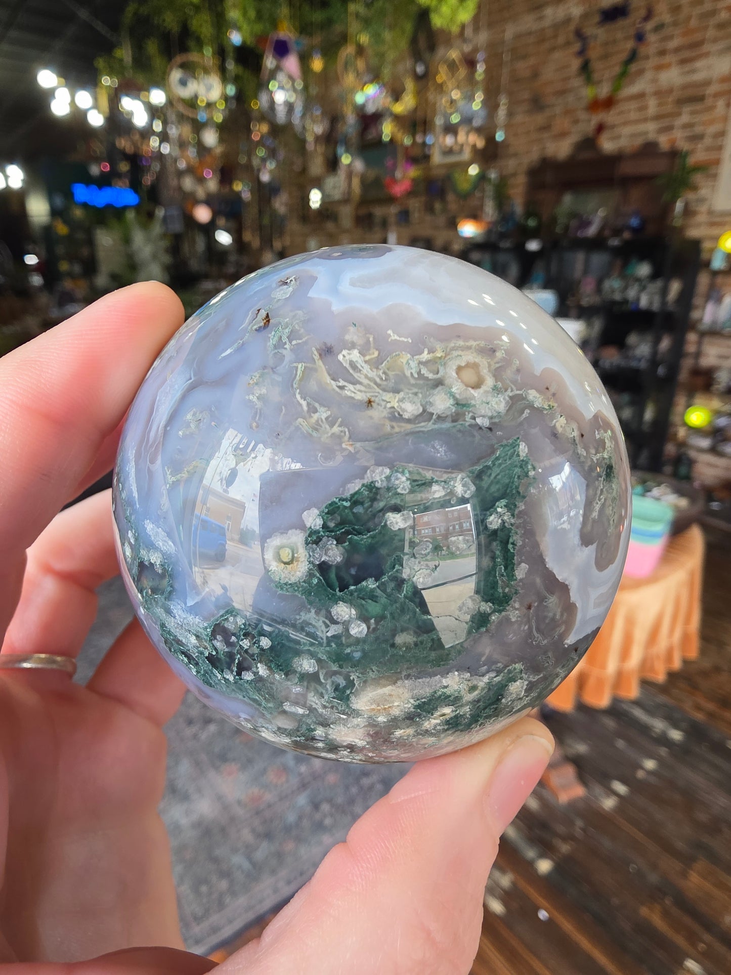 Moss Agate Sphere