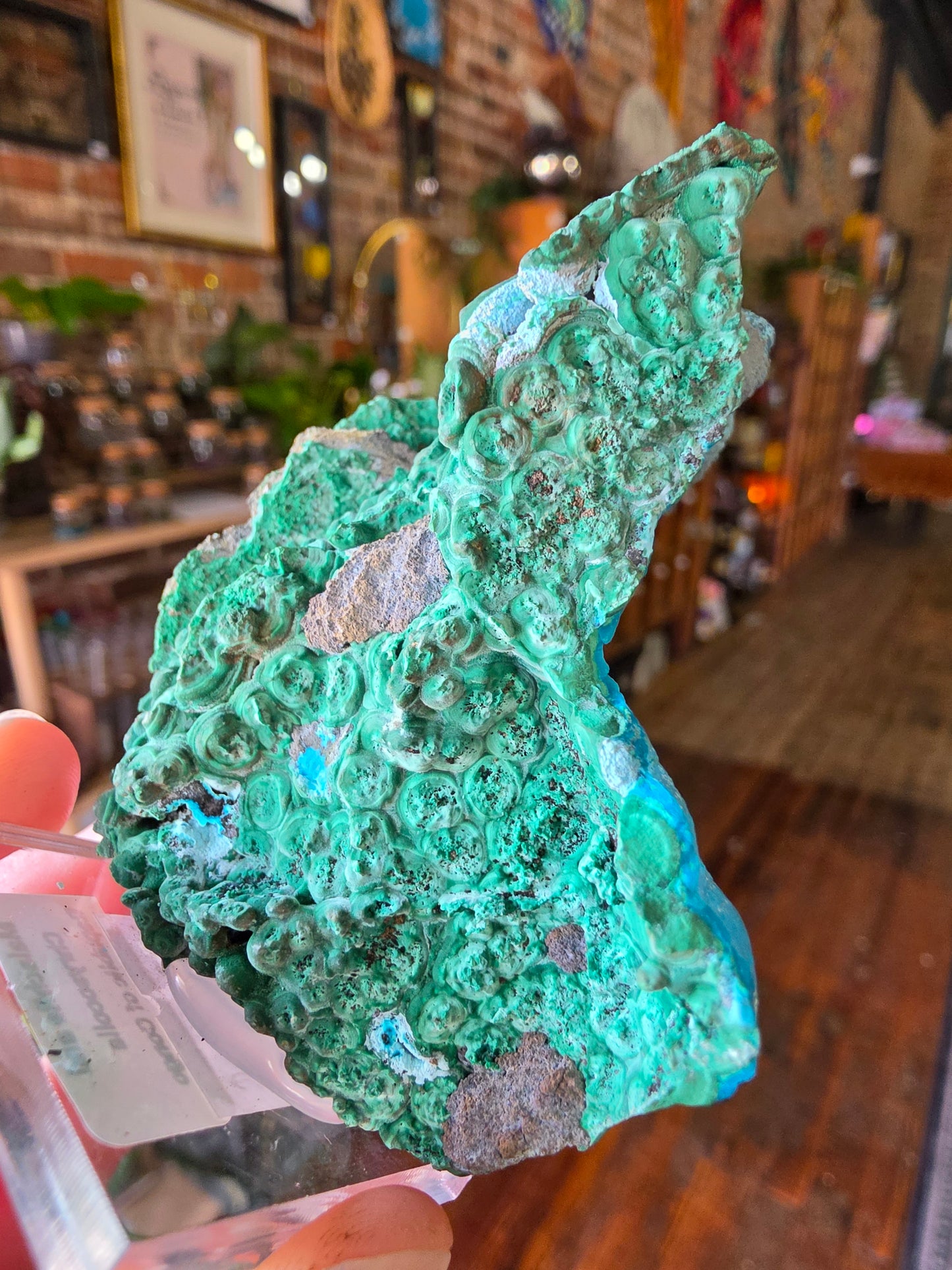 Chrysocolla and Malachite