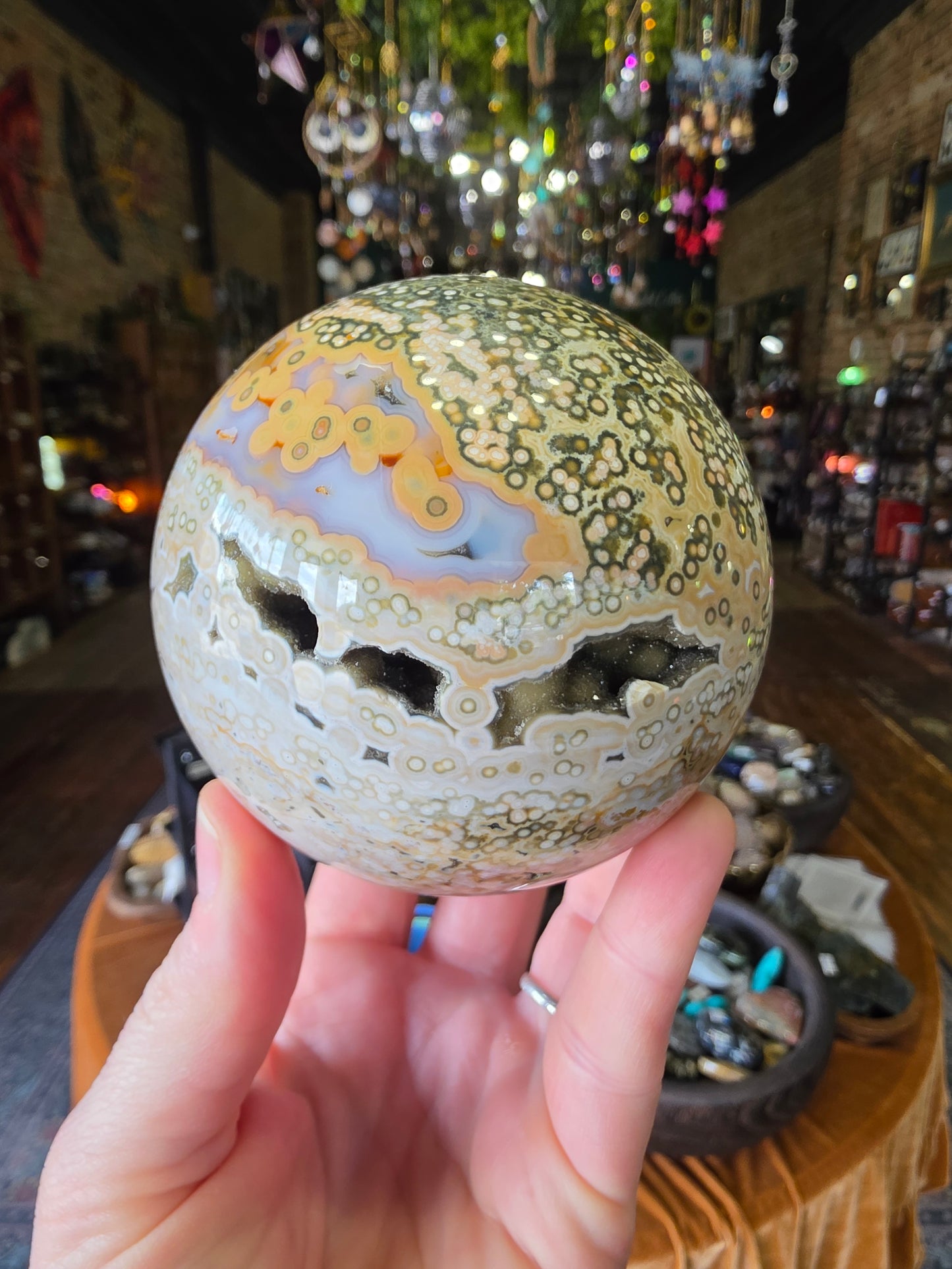 Ocean Jasper Sphere