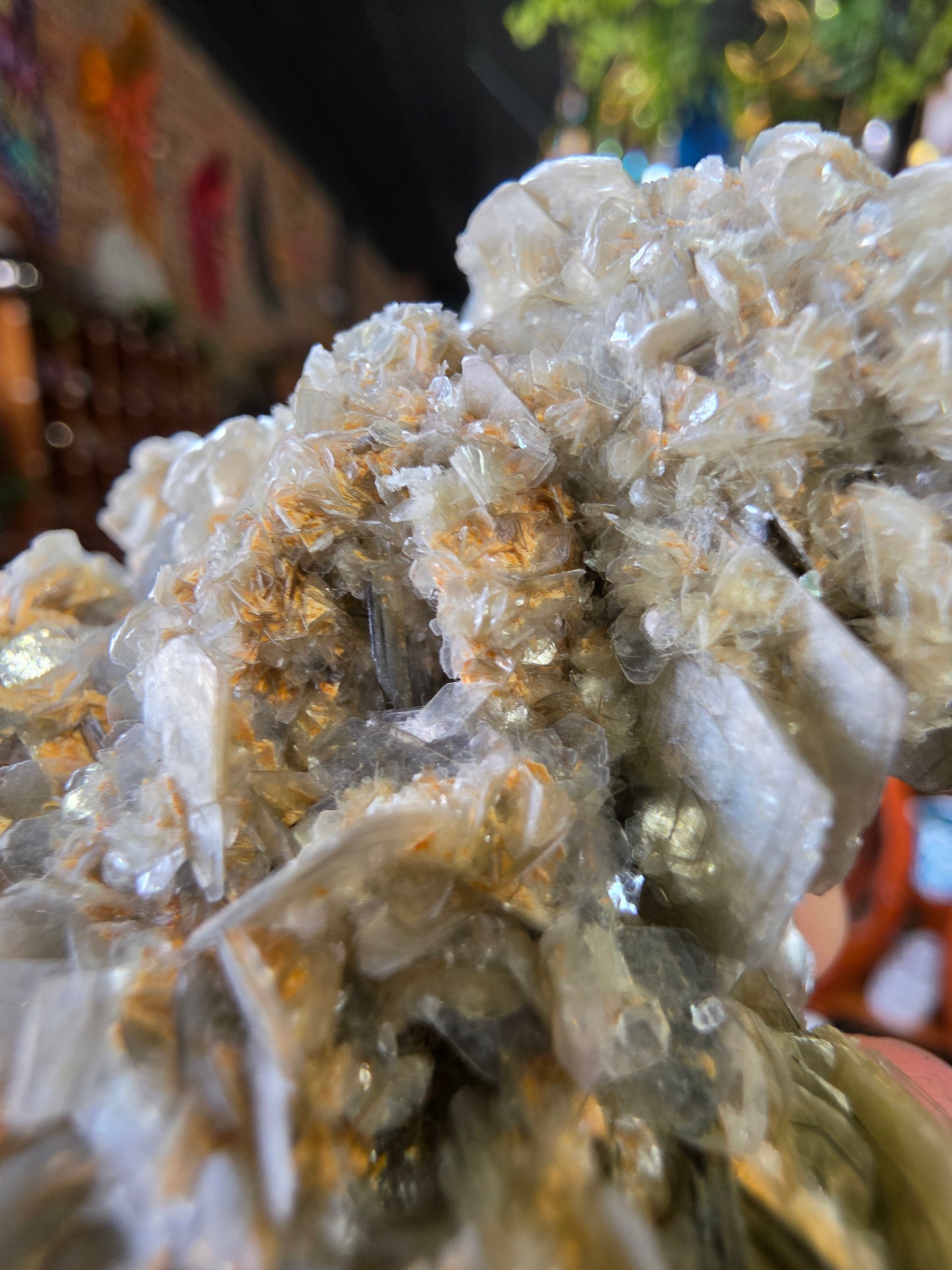 Aquamarine on Muscovite