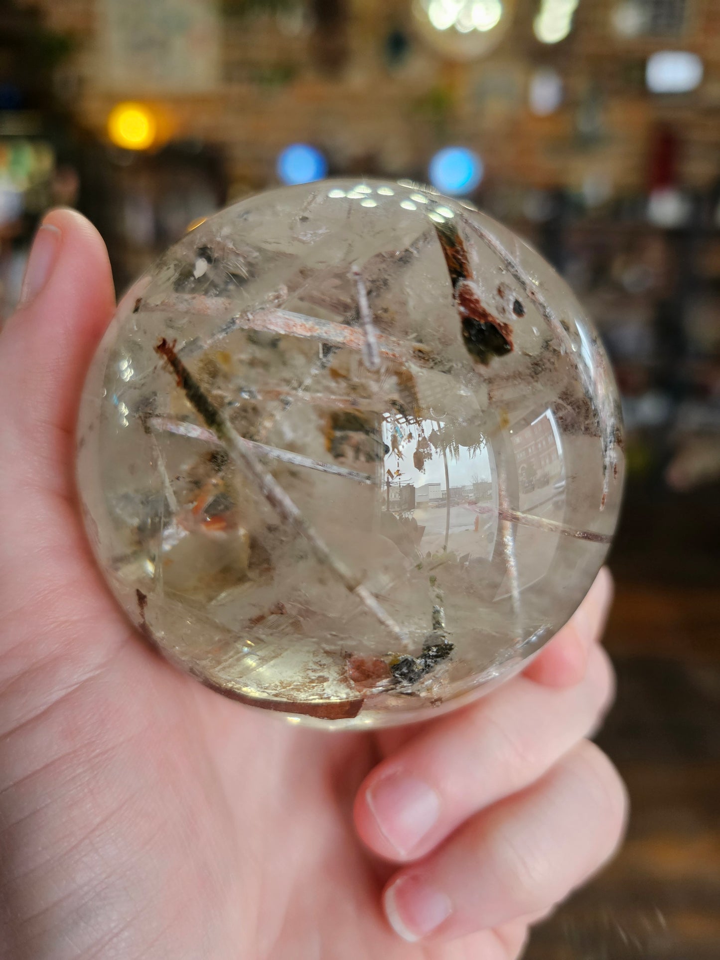 Included Quartz Sphere