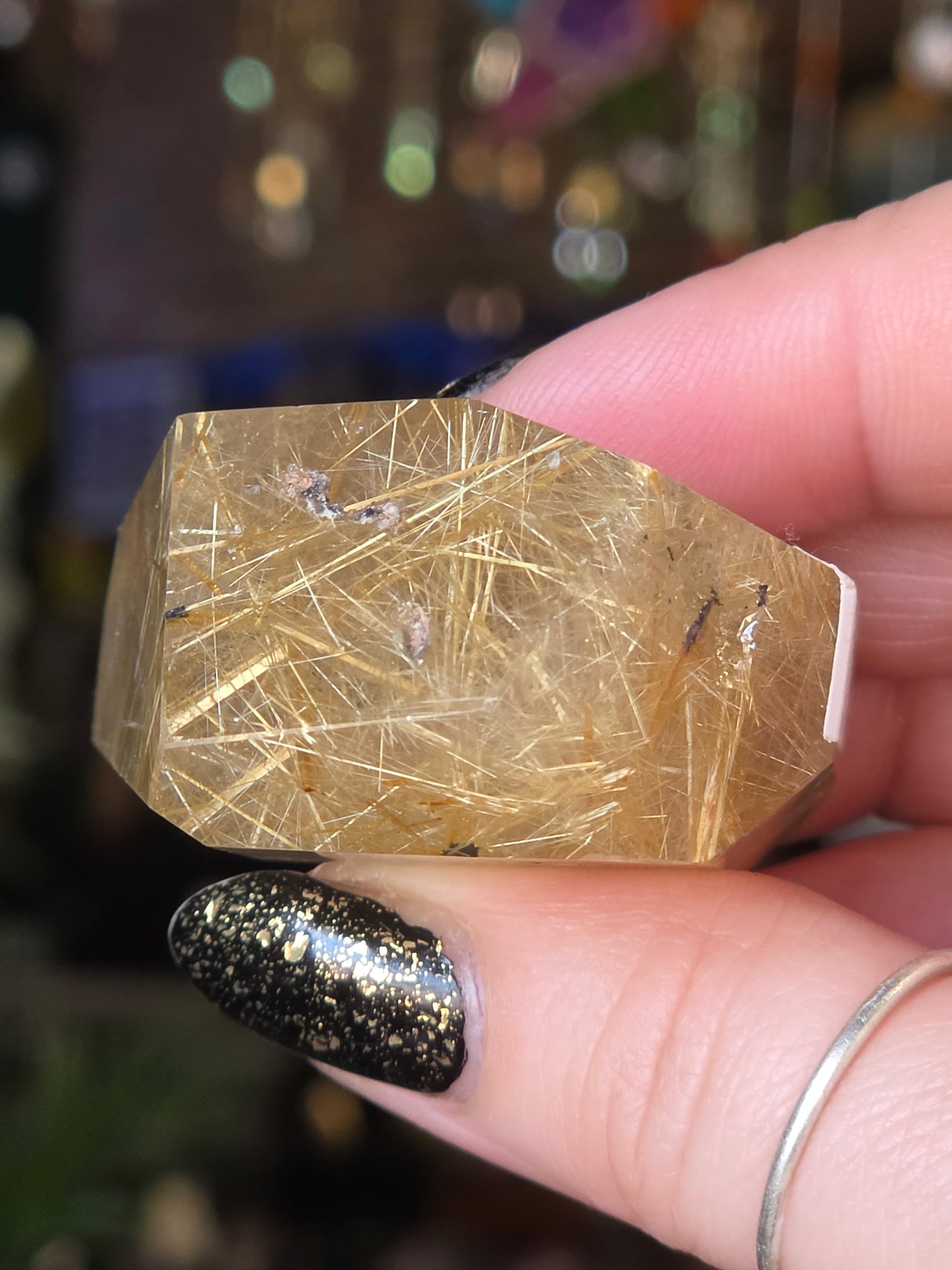Golden Rutilated Quartz Free Form