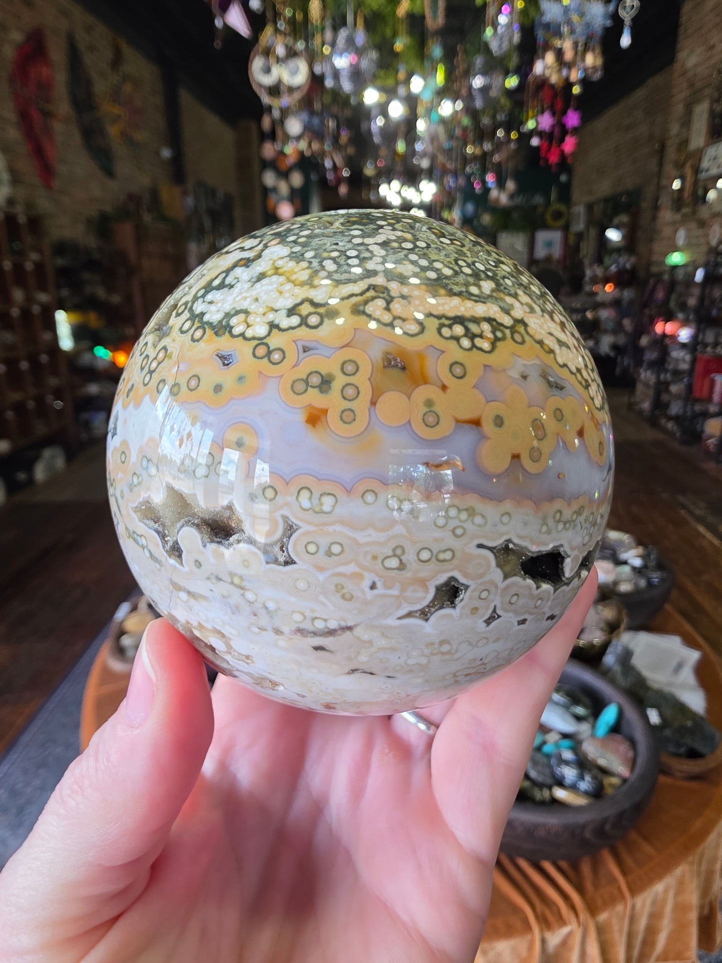Ocean Jasper Sphere
