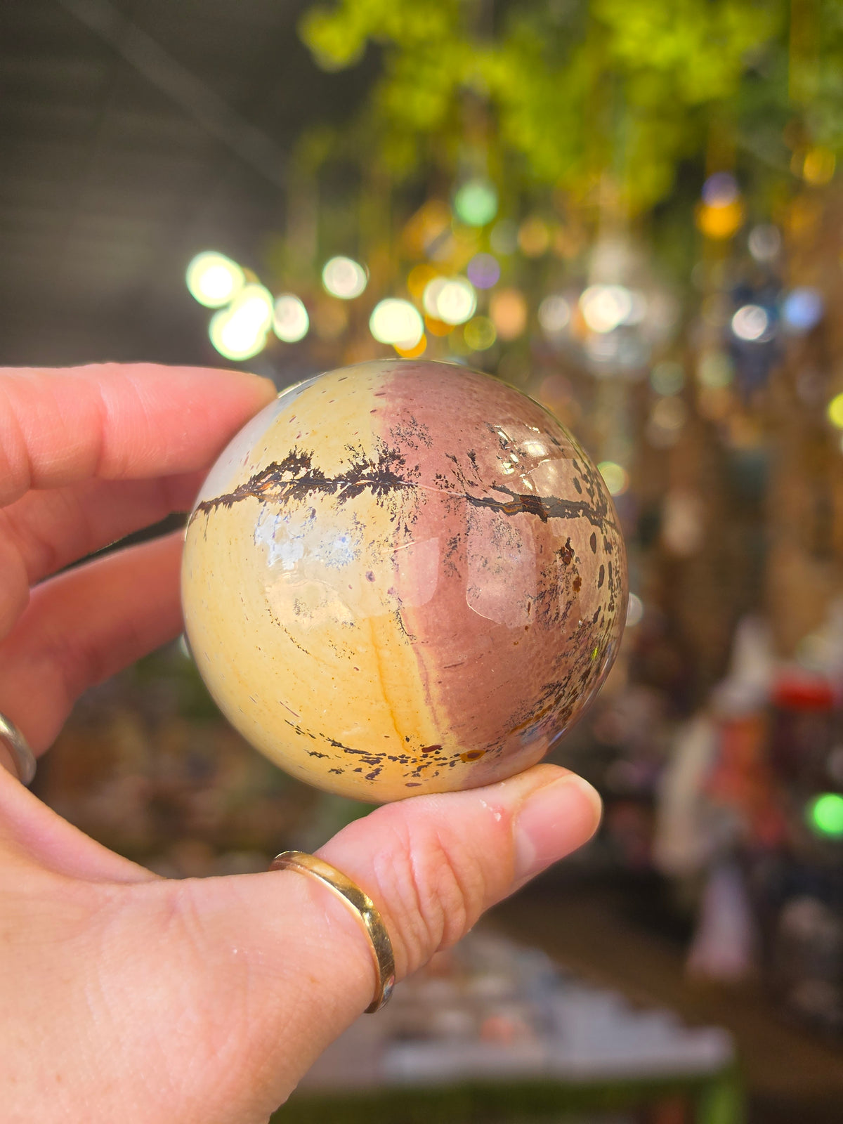 Dendritic Jasper Sphere