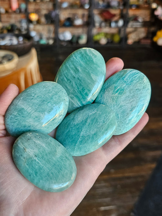 Amazonite Palmstone