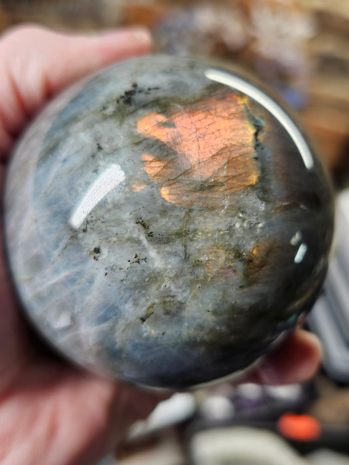 Sunset Labradorite Sphere