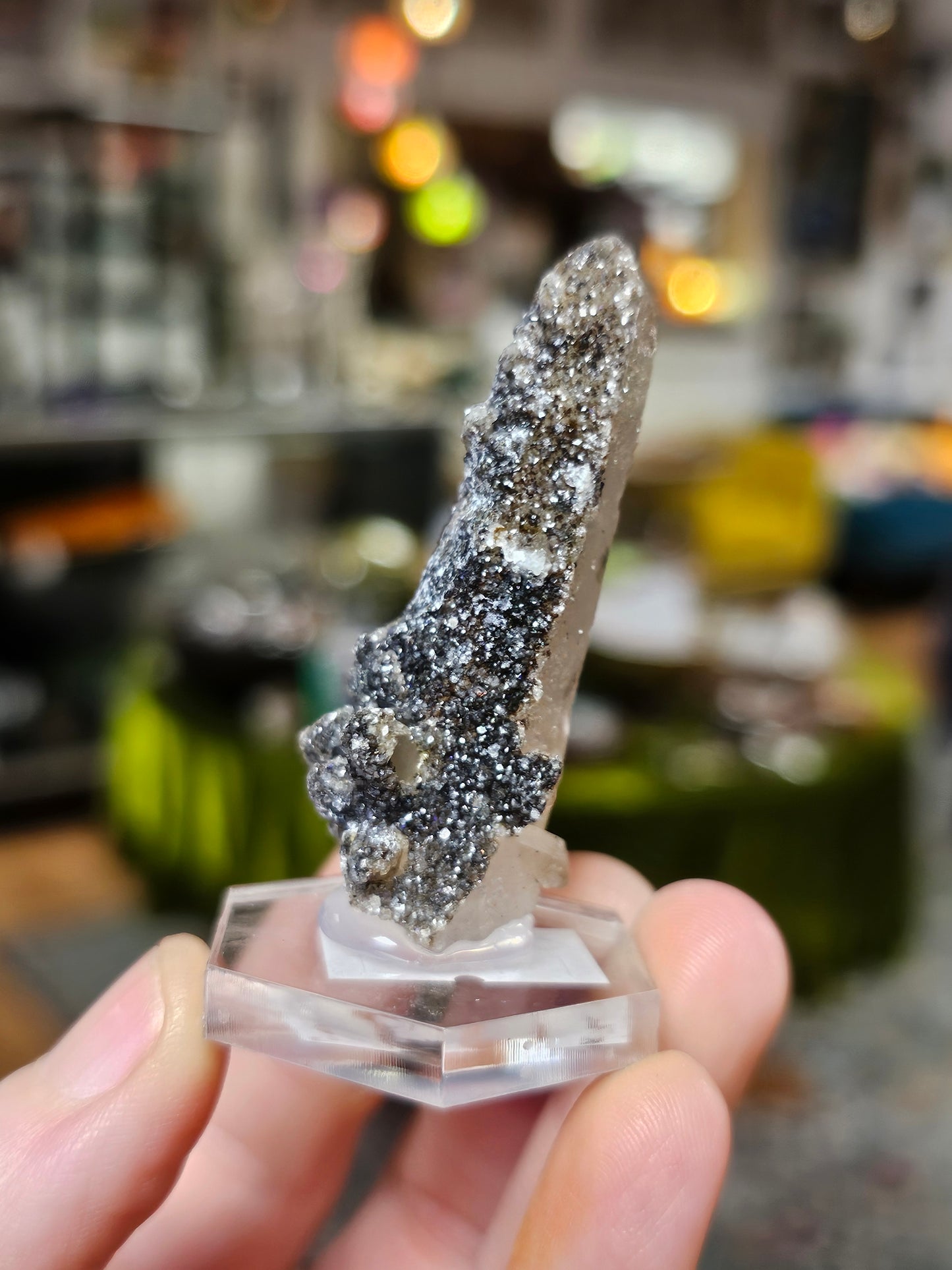 Specularite On Quartz