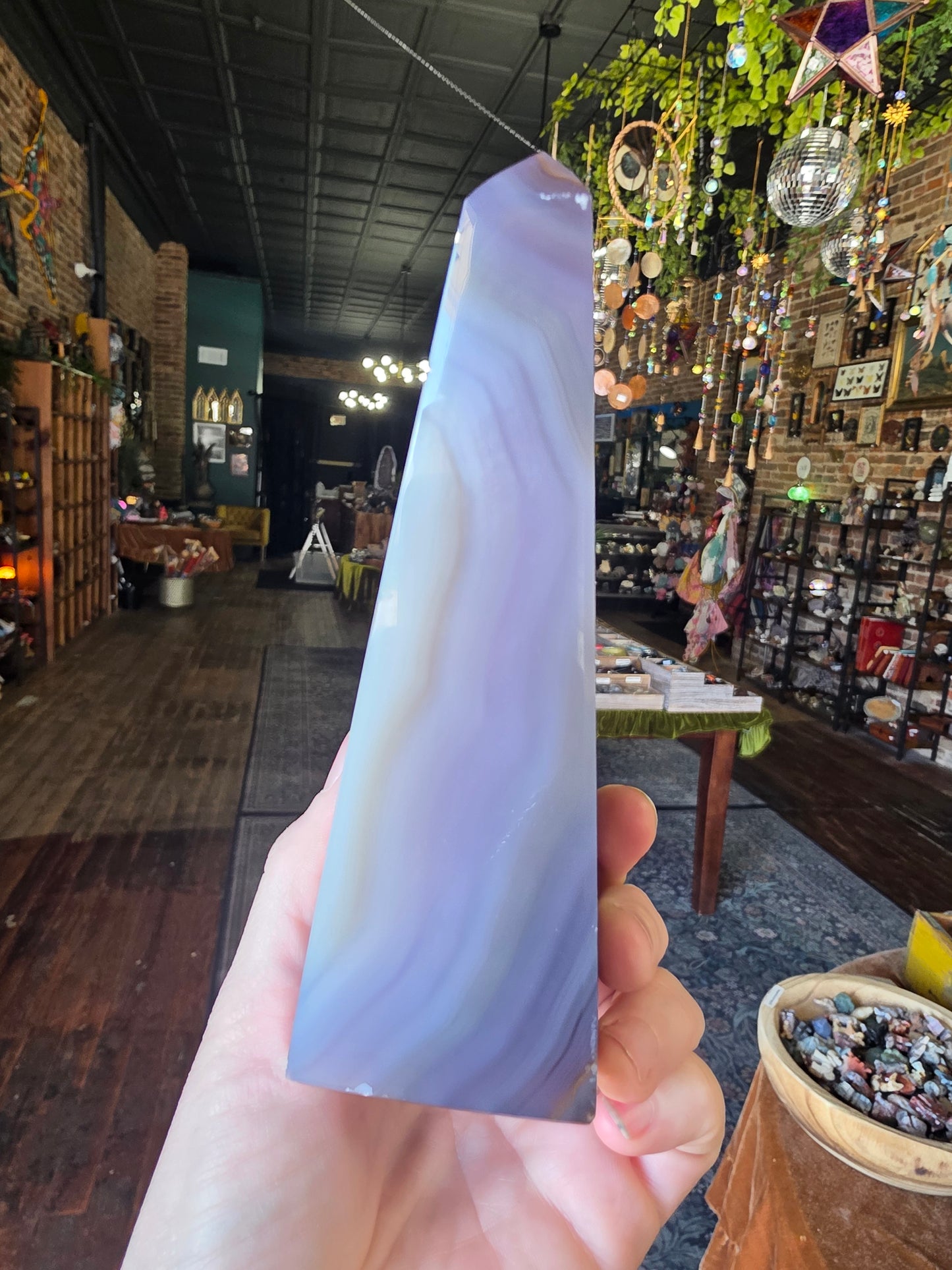 Brazillian Agate Tower