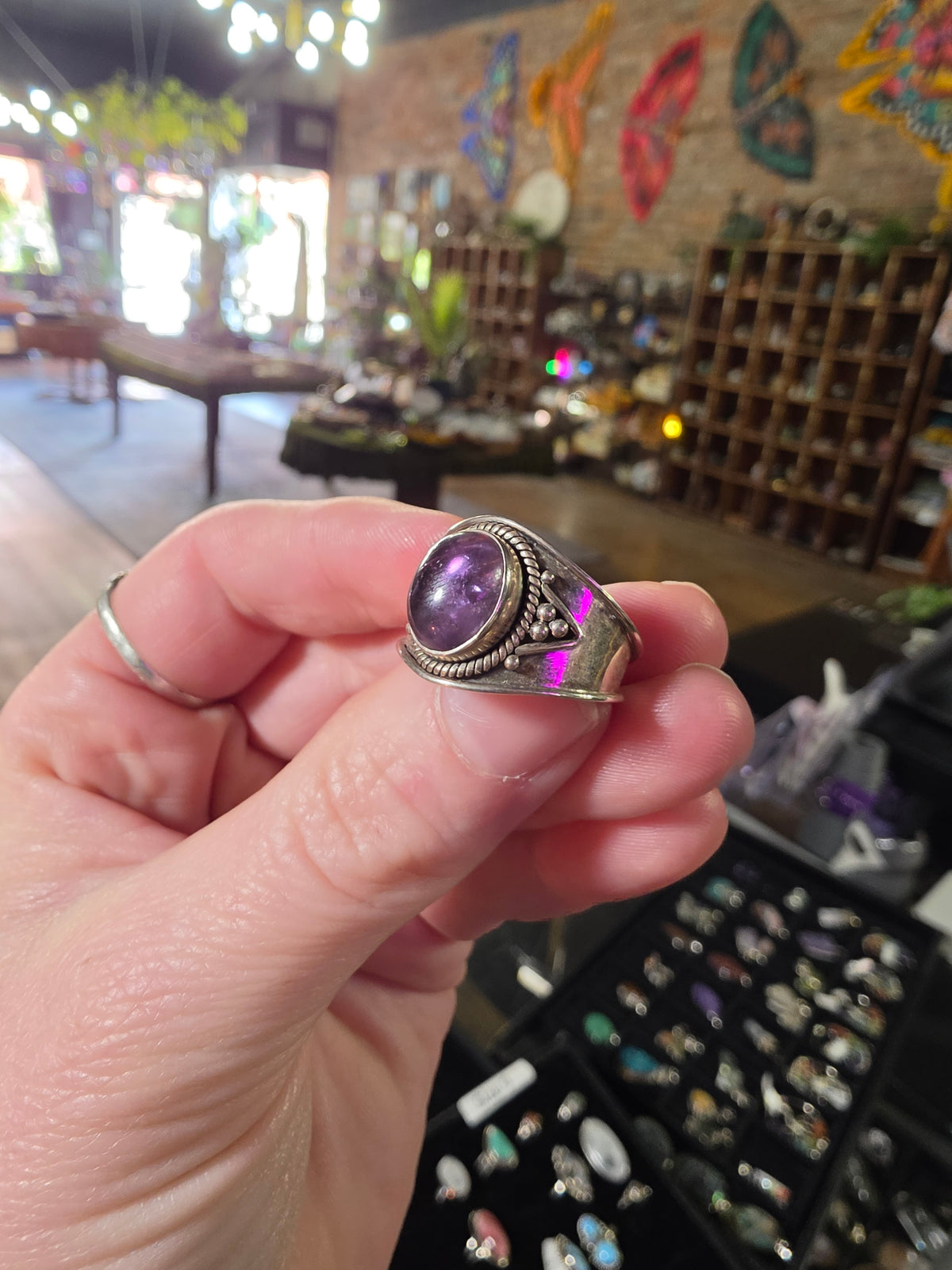 Amethyst Ring Size 8