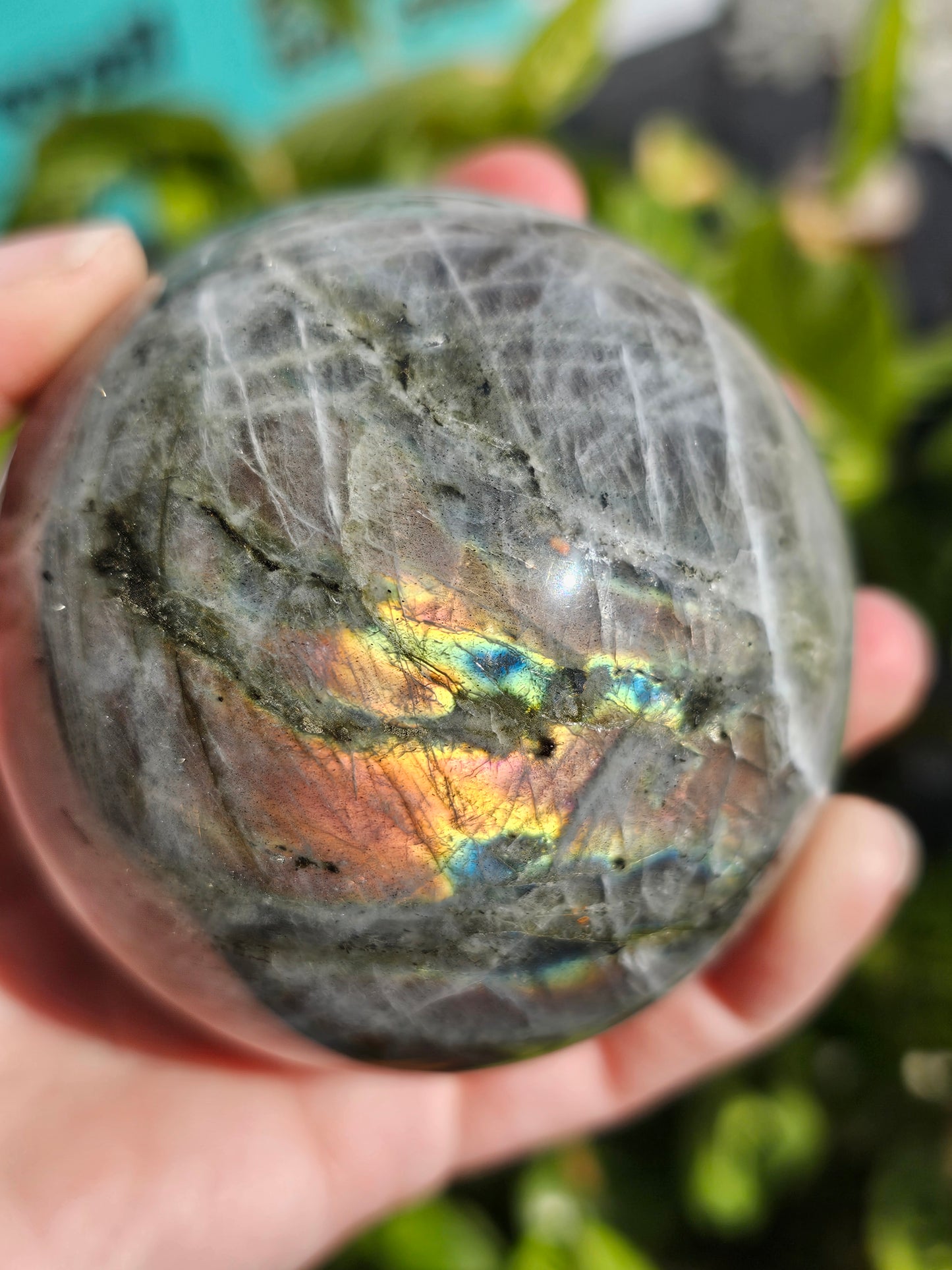 Sunset Labradorite Sphere