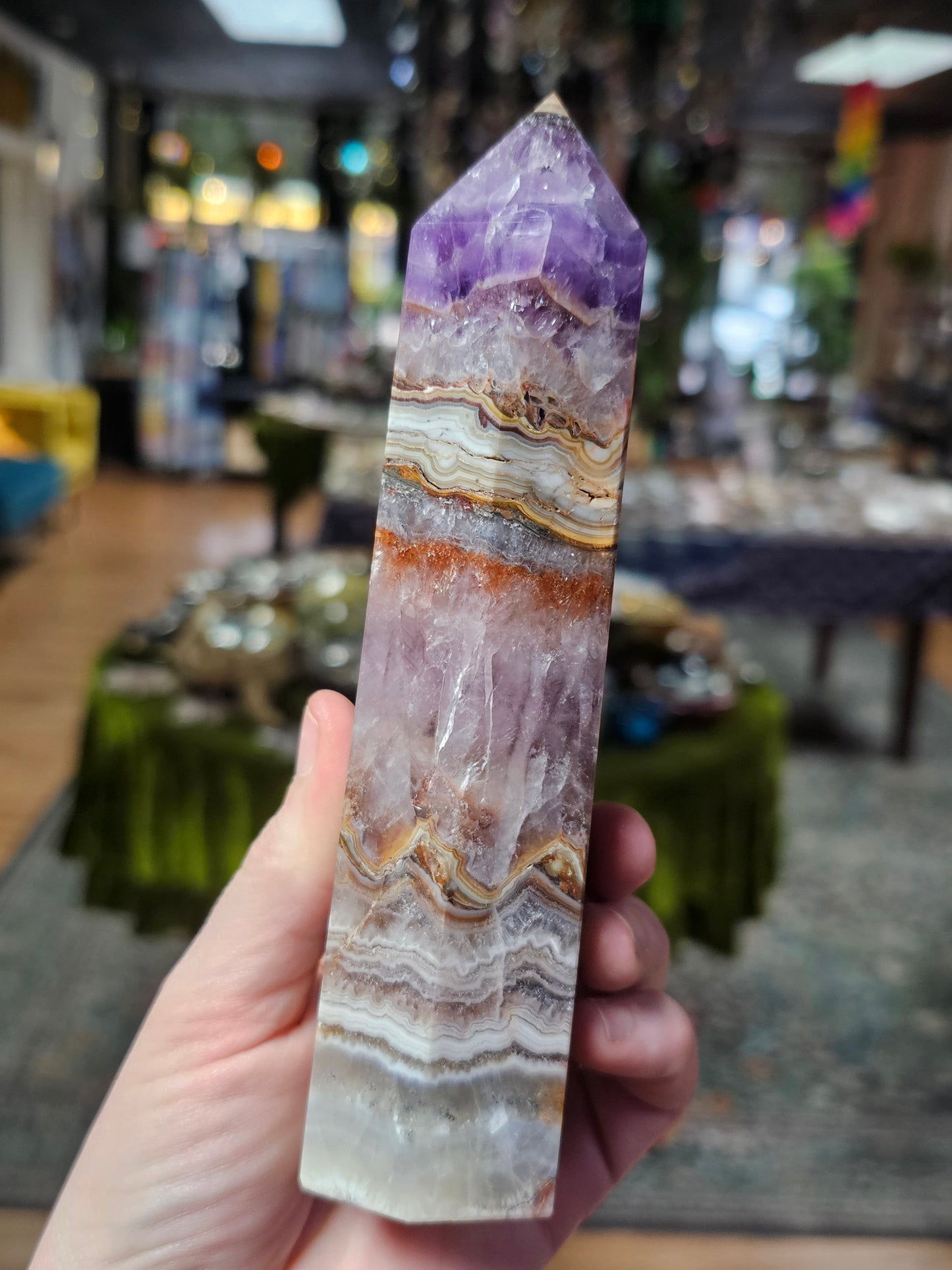 Amethyst Agate tower