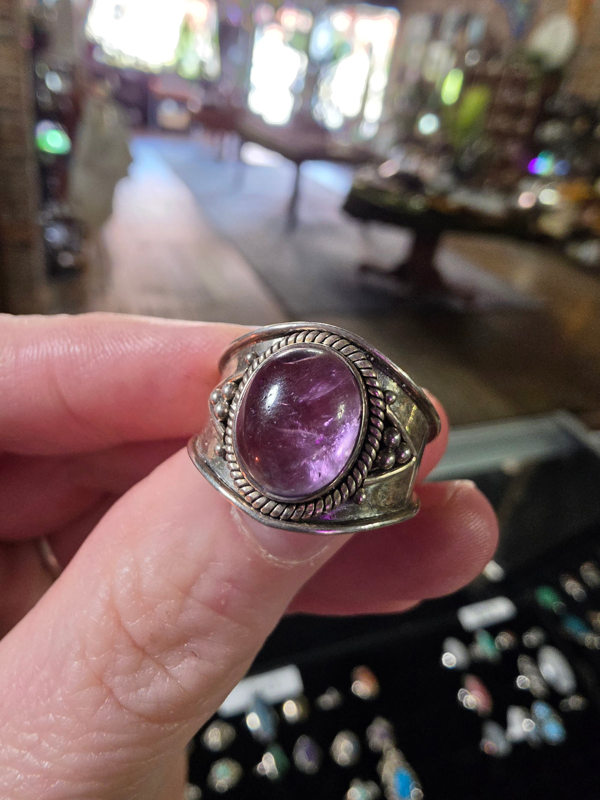 Amethyst Ring Size 8
