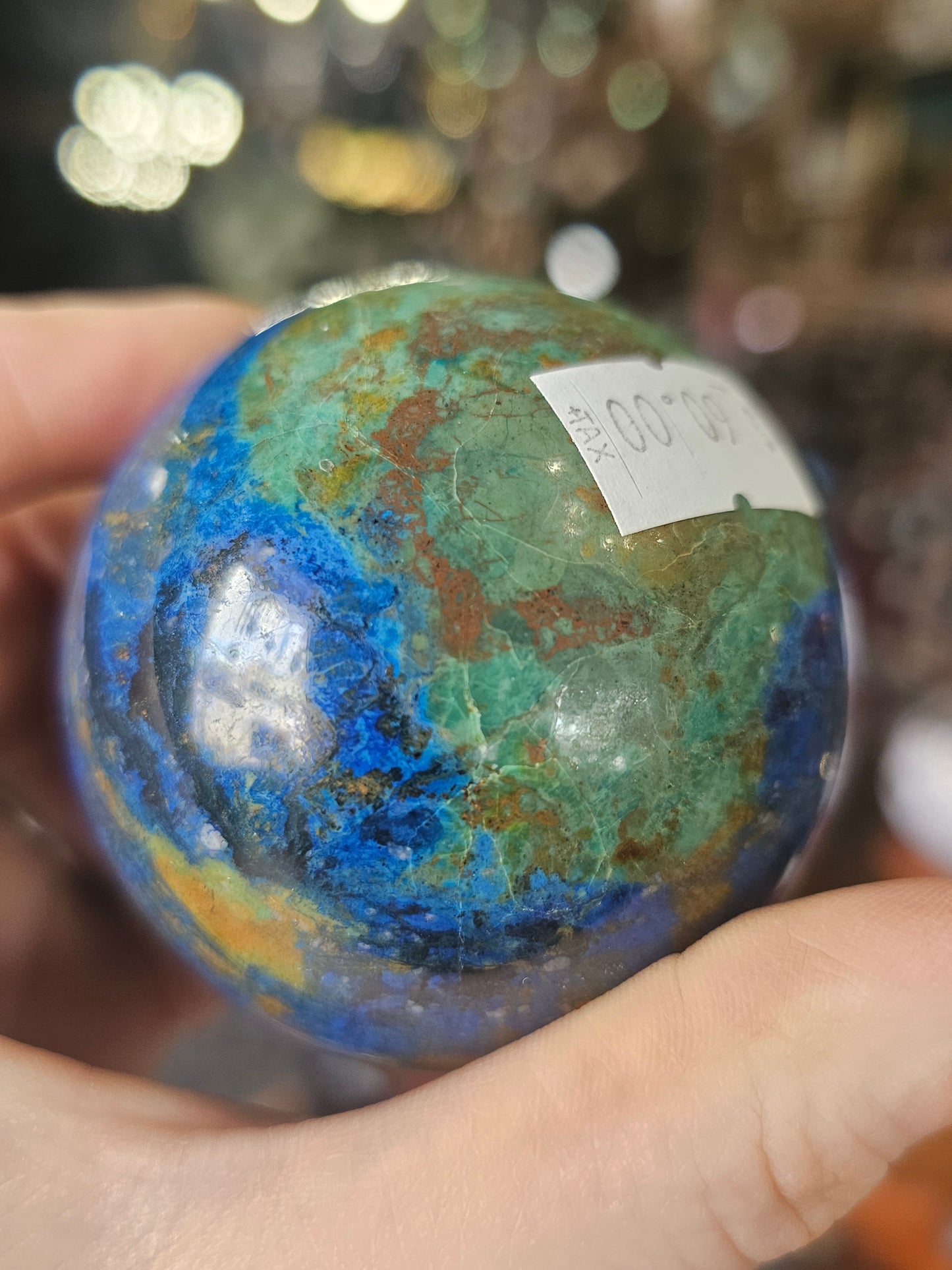 Azurite & Malachite Sphere