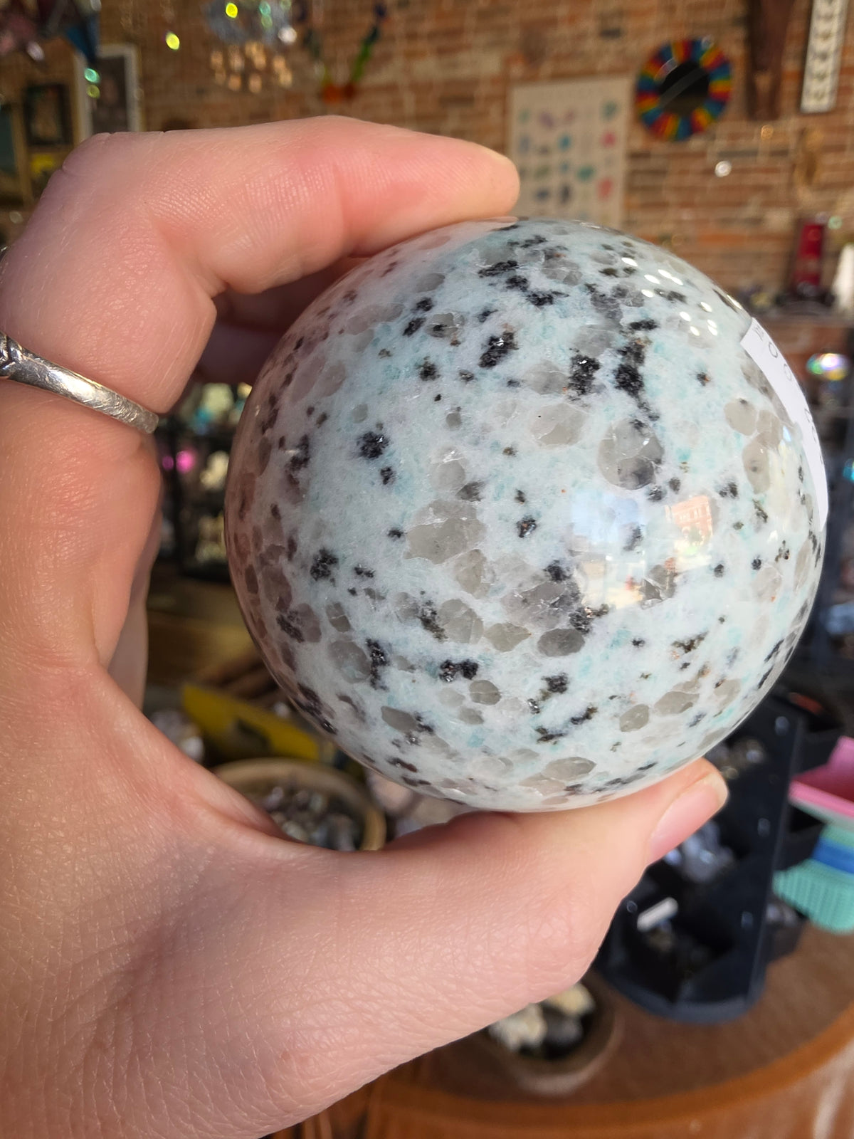 Kiwi Jasper Sphere