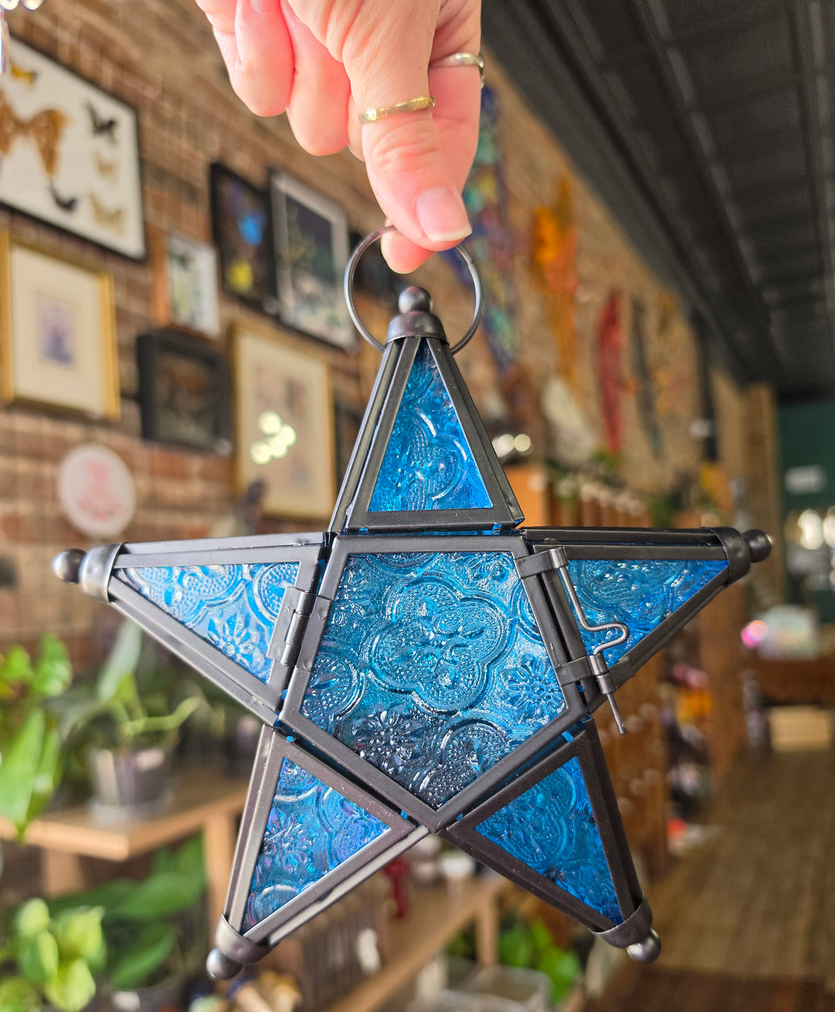 Blue Star Lantern