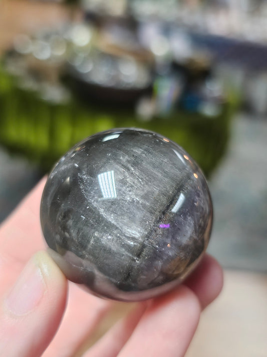 Included Amethyst Sphere