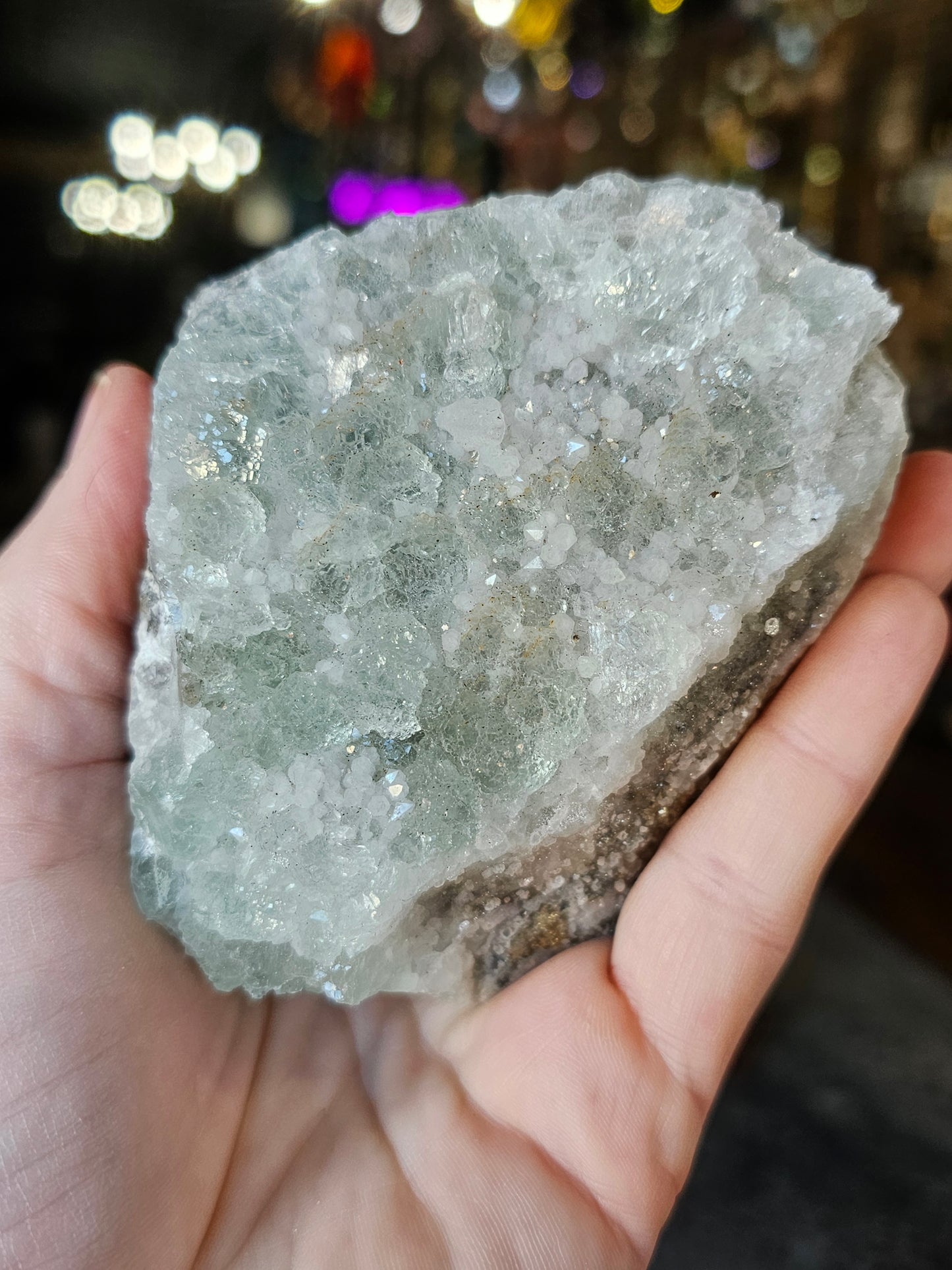 Fluorite on Quartz