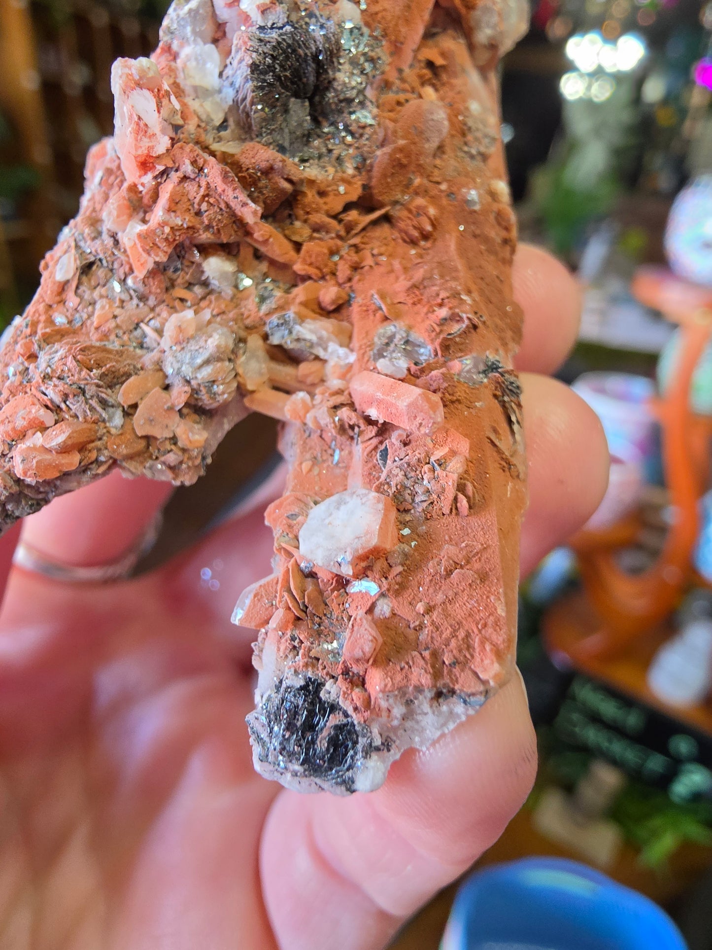 Specular Hematite On Quartz