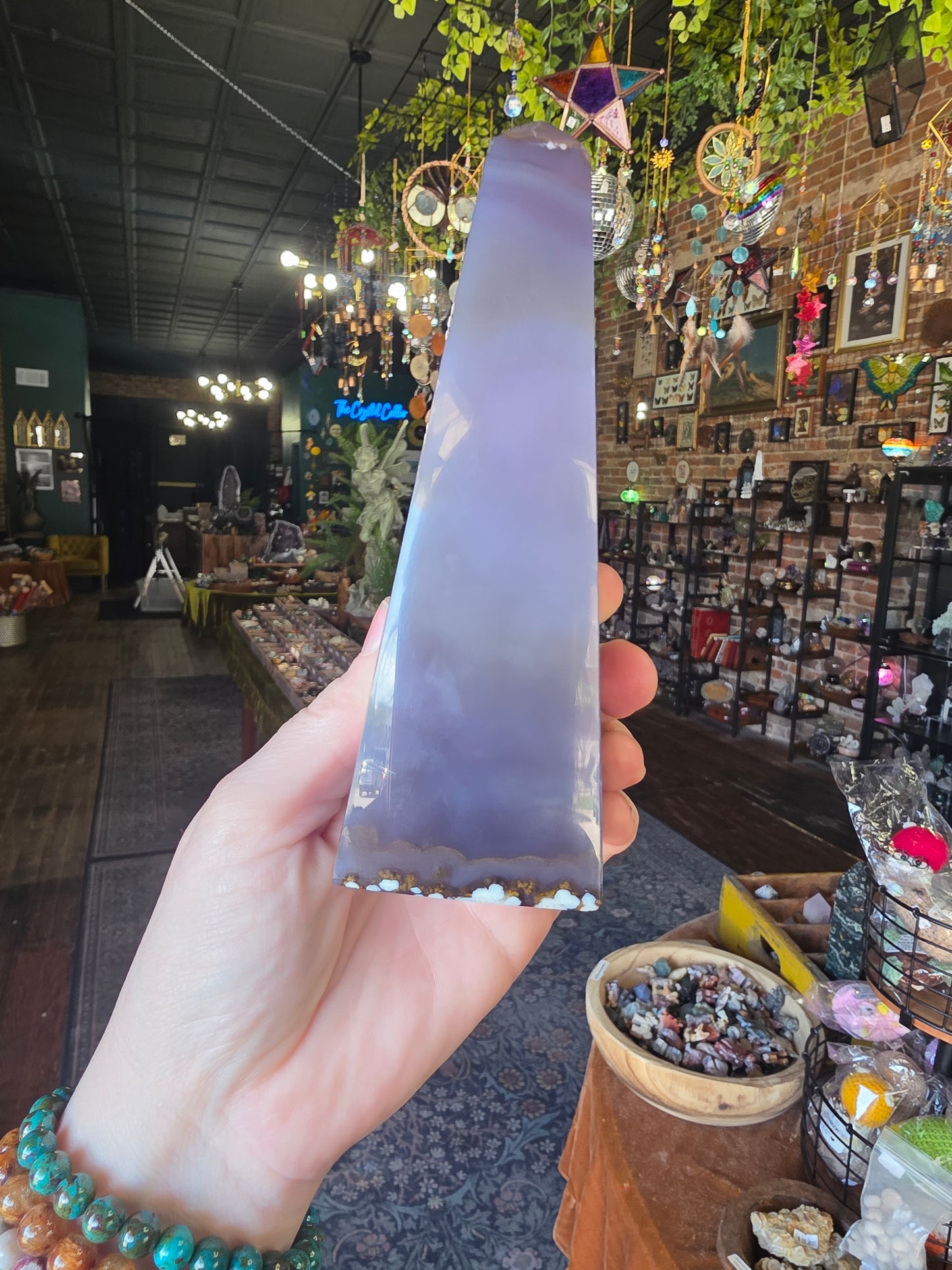Brazillian Agate Tower