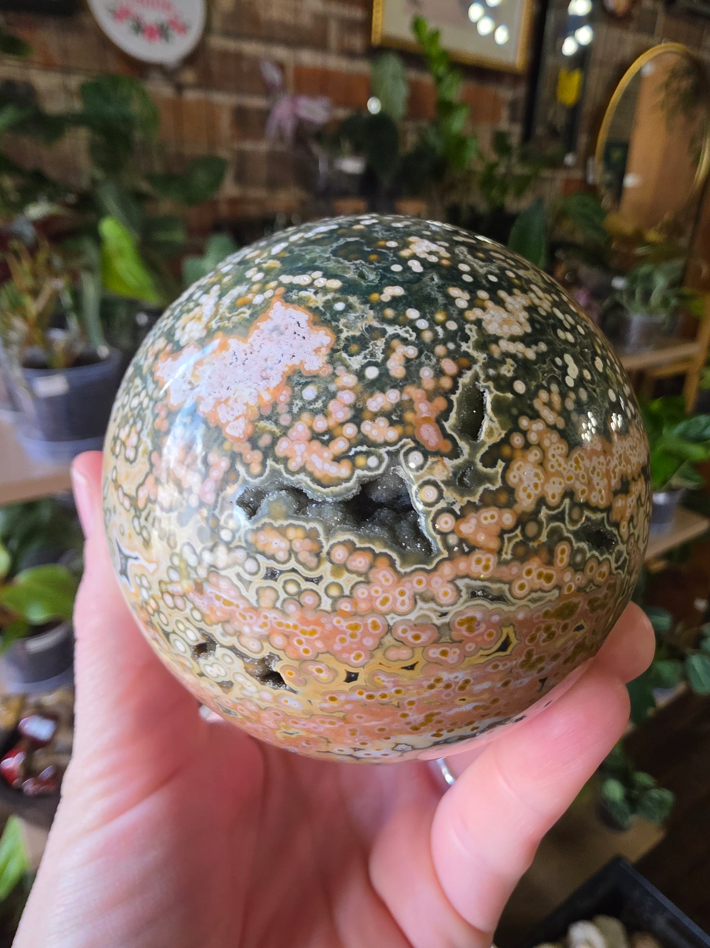 Ocean Jasper Sphere